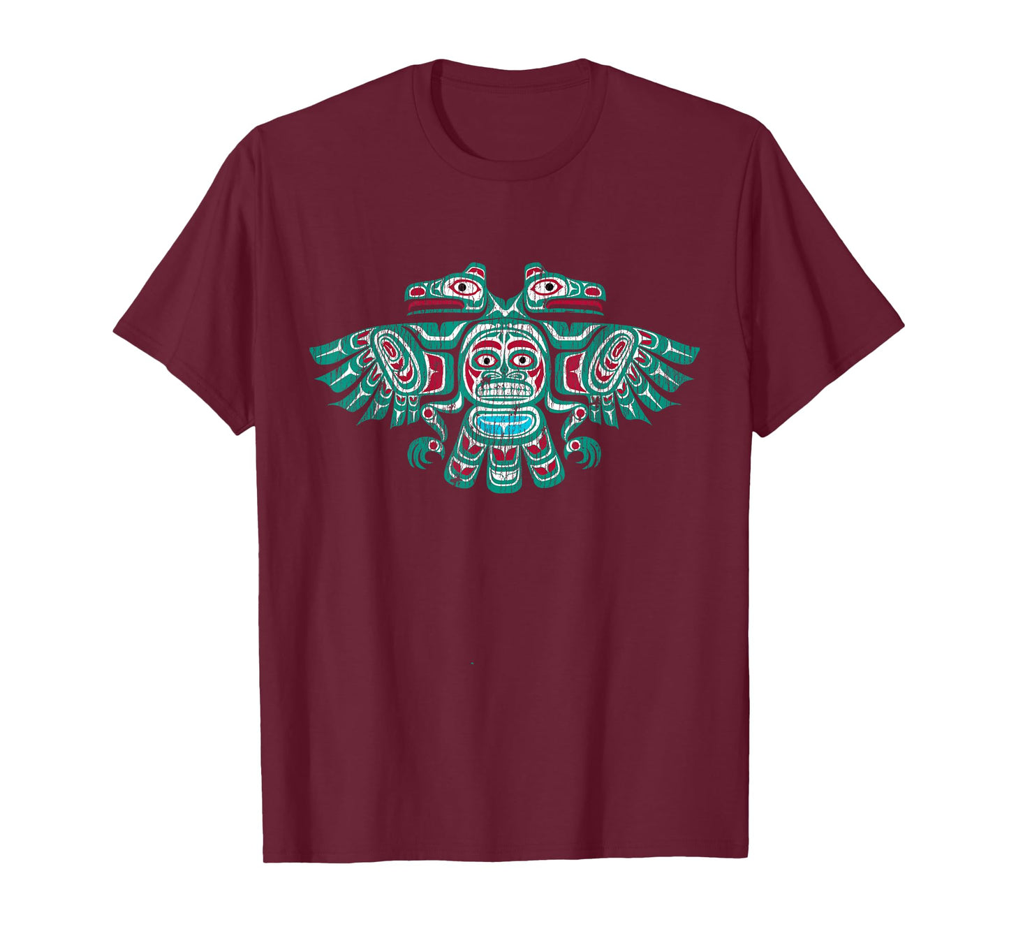 native american haida thunderbird totem pole vintage T-Shirt