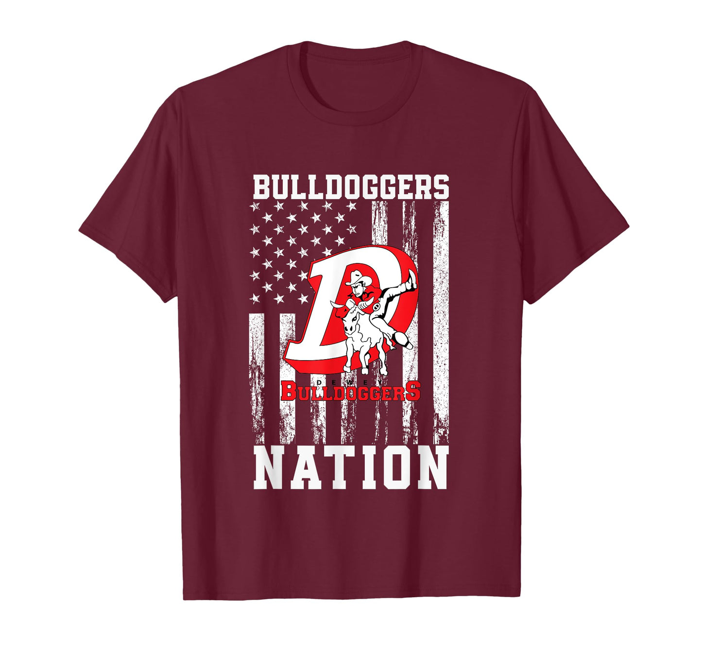 Dewey Bulldoggers Logo Nation HS T-Shirt