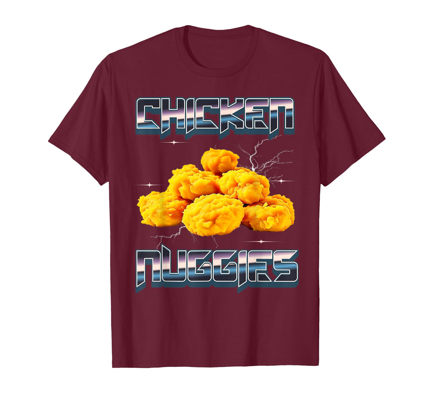 Chicken Nuggets Nuggies Meme Band T-Shirt