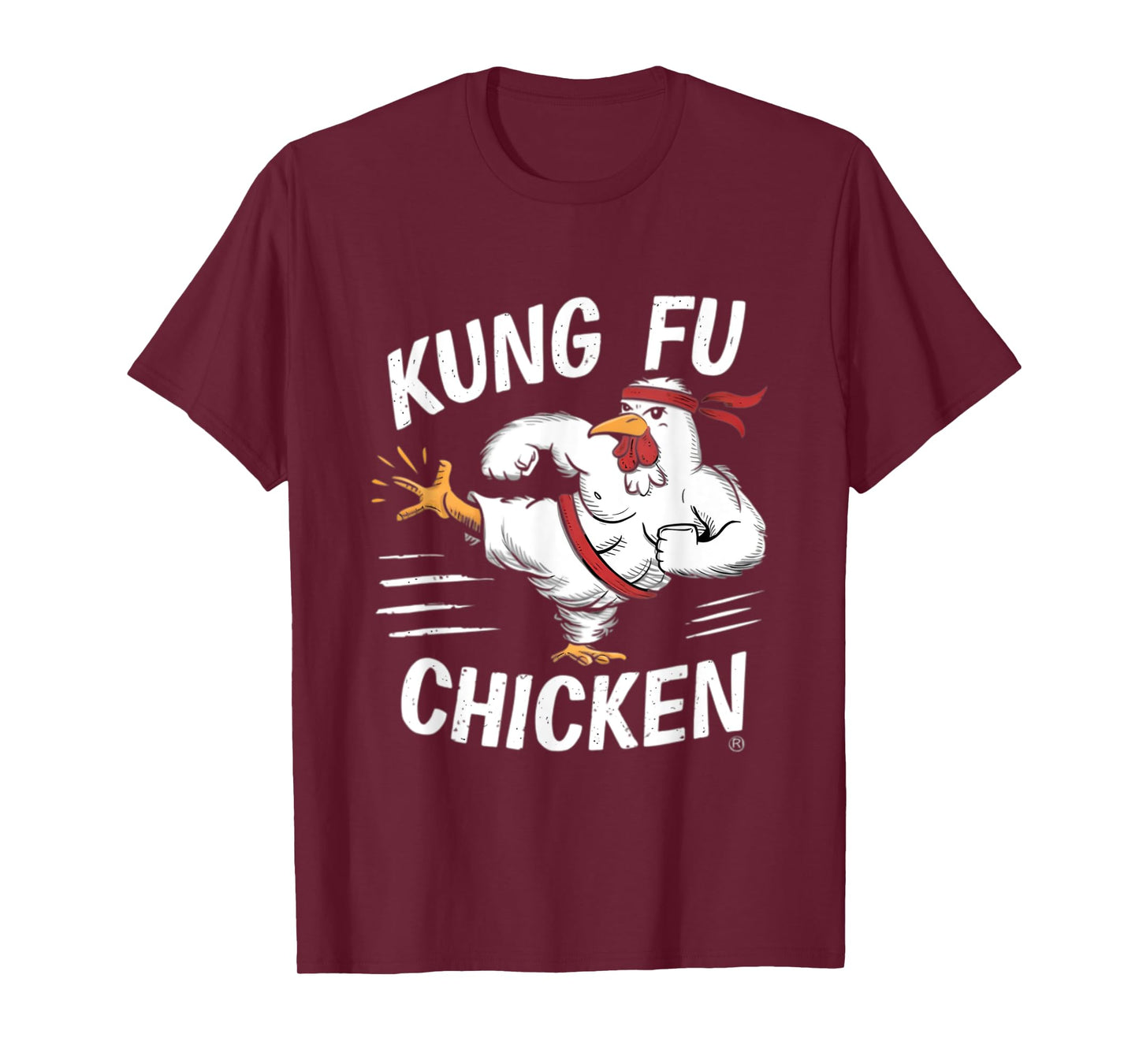 Kung Fu Chicken Funny Karate Rooster Women Men Chicken T-Shirt