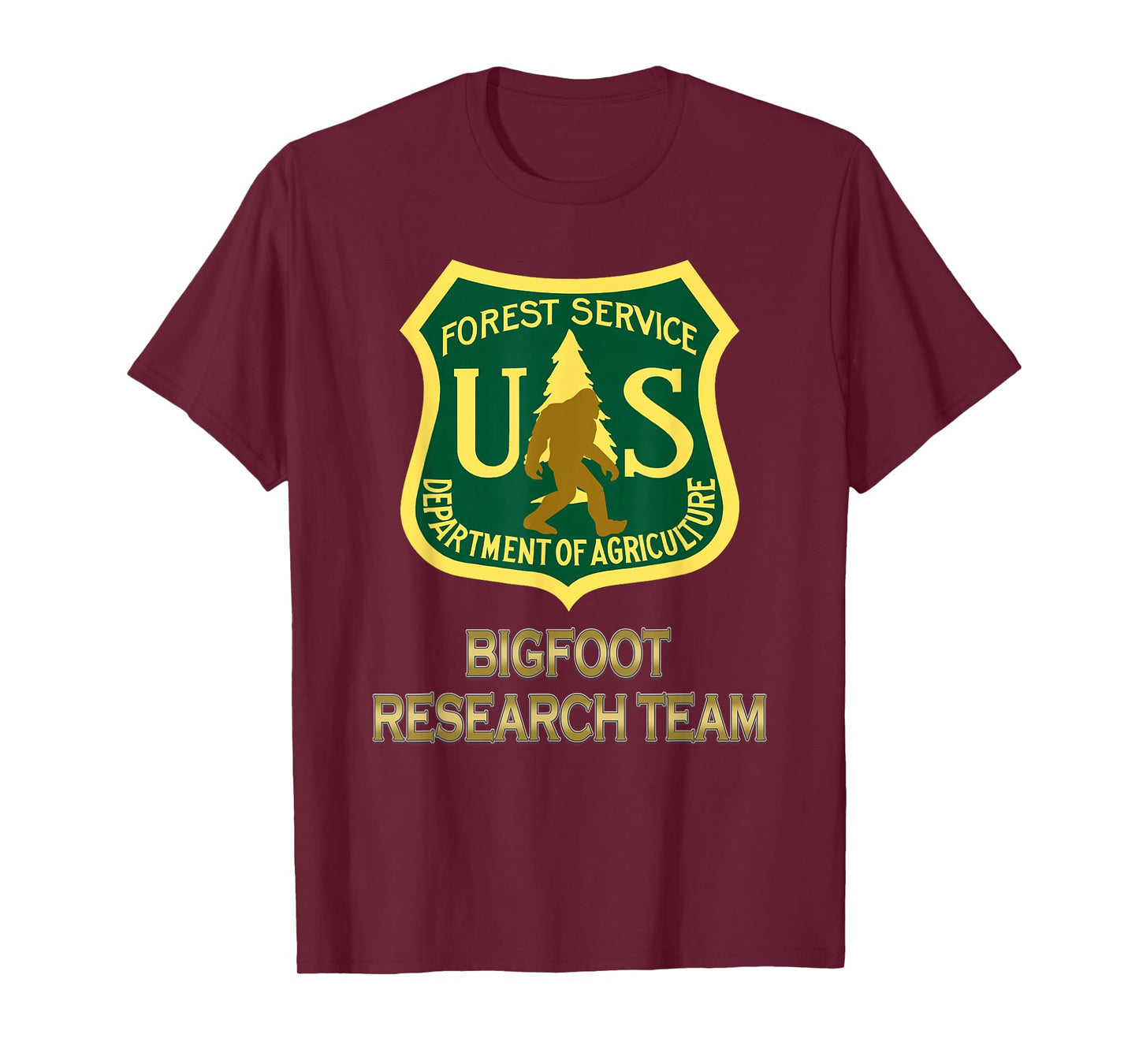 Bigfoot Research Team Funny T-Shirt T-Shirt