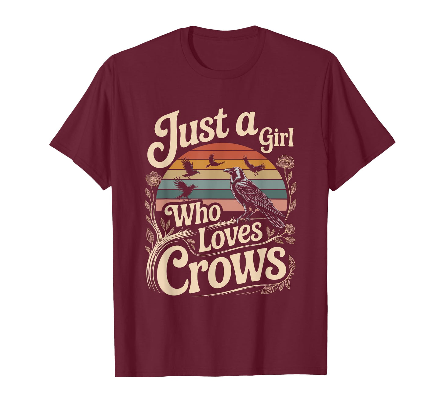 Just a girl who loves crows T-Shirt