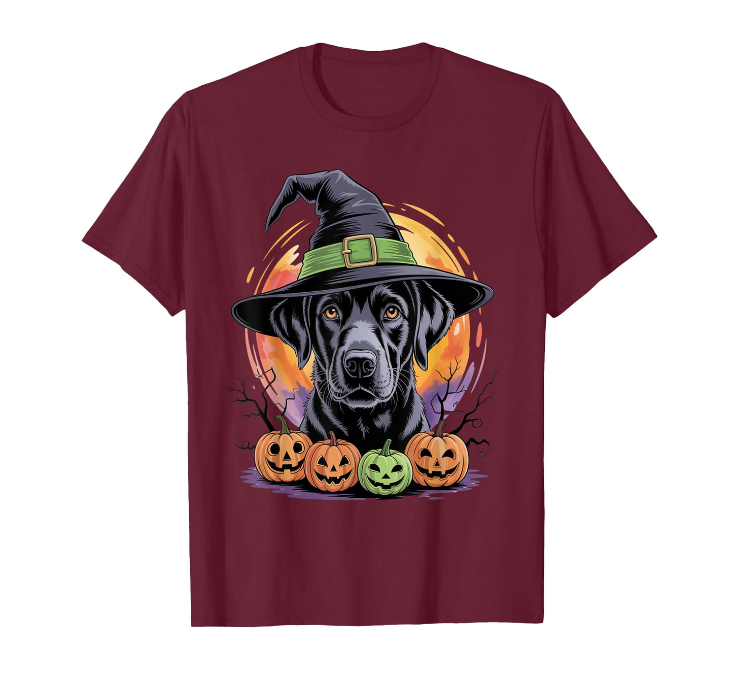 Black Labrador Retriever Halloween For Men Women Kids T-Shirt