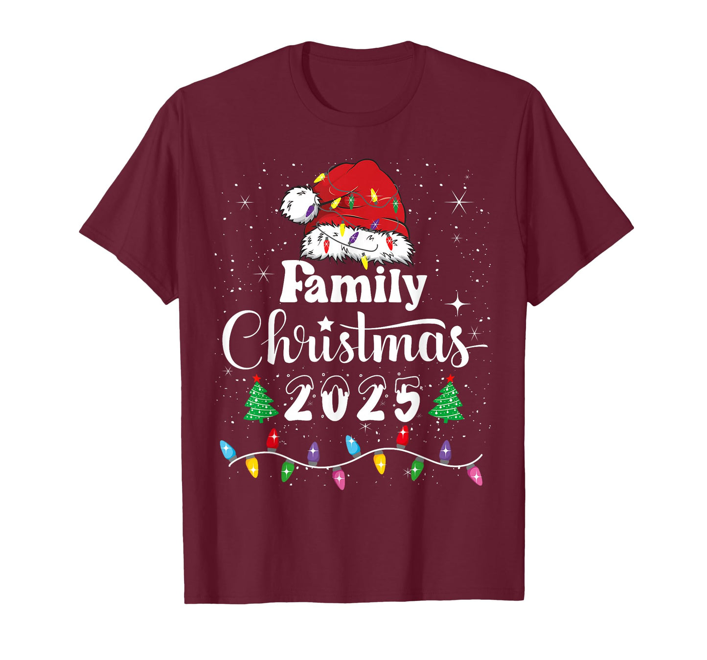 Family Christmas 2025 Matching Outfit Xmas Men Women Kids T-Shirt