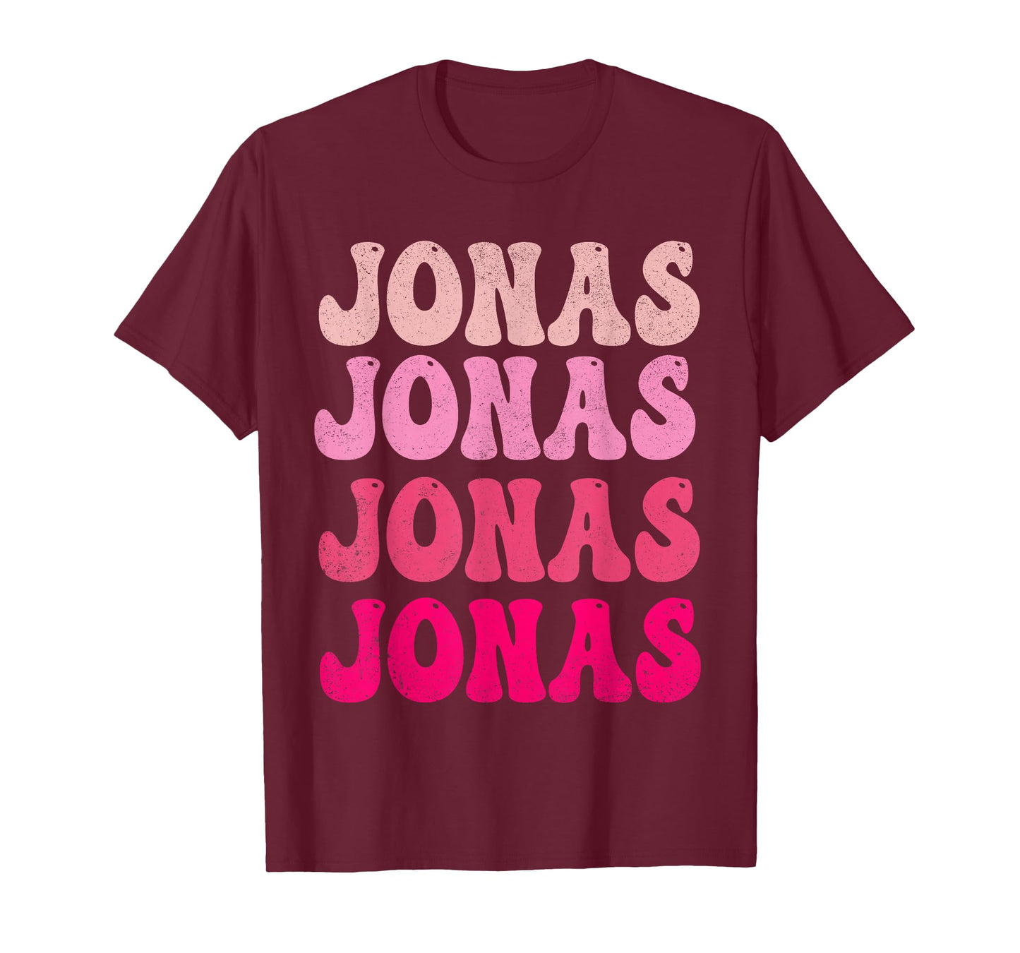 Groovy Jonas First Name Personalized I Love Jonas Tees Meme T-Shirt