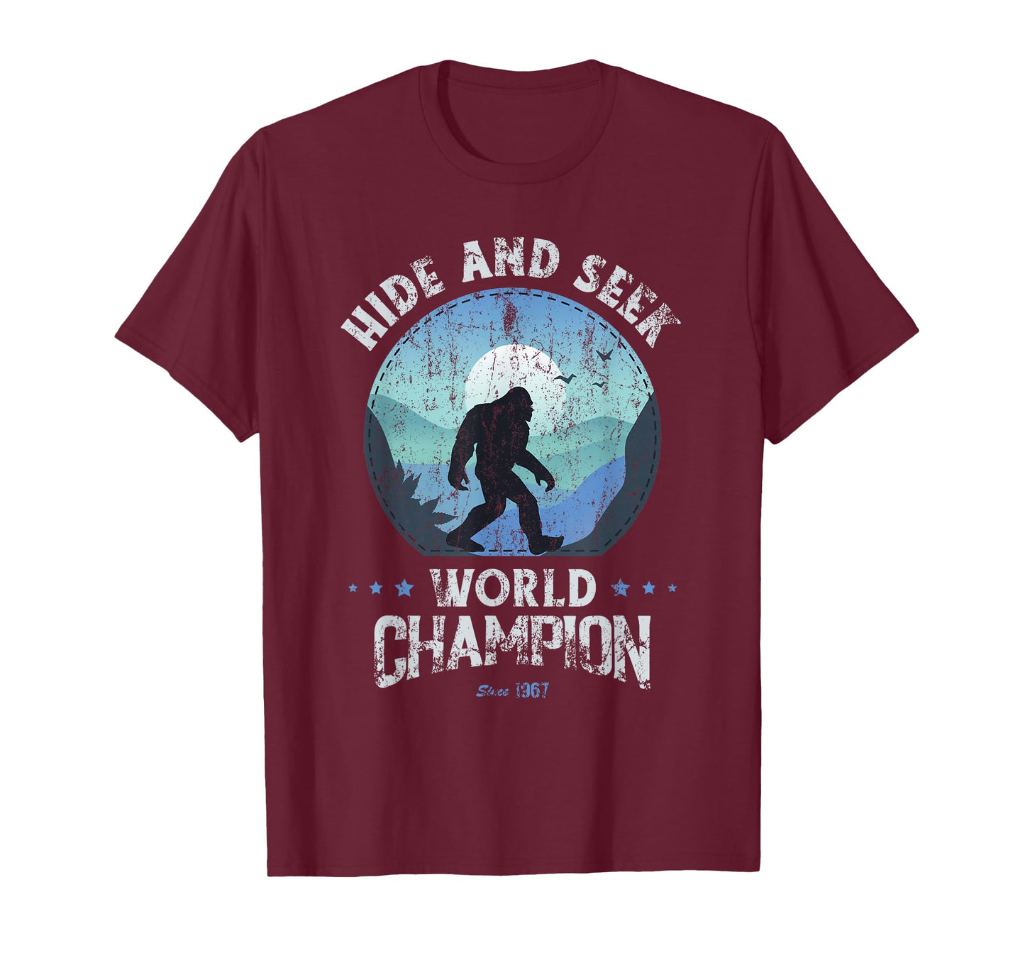 Bigfoot Shirt Hide and Seek, Bigfoot Hide and Seek Champion T-Shirt
