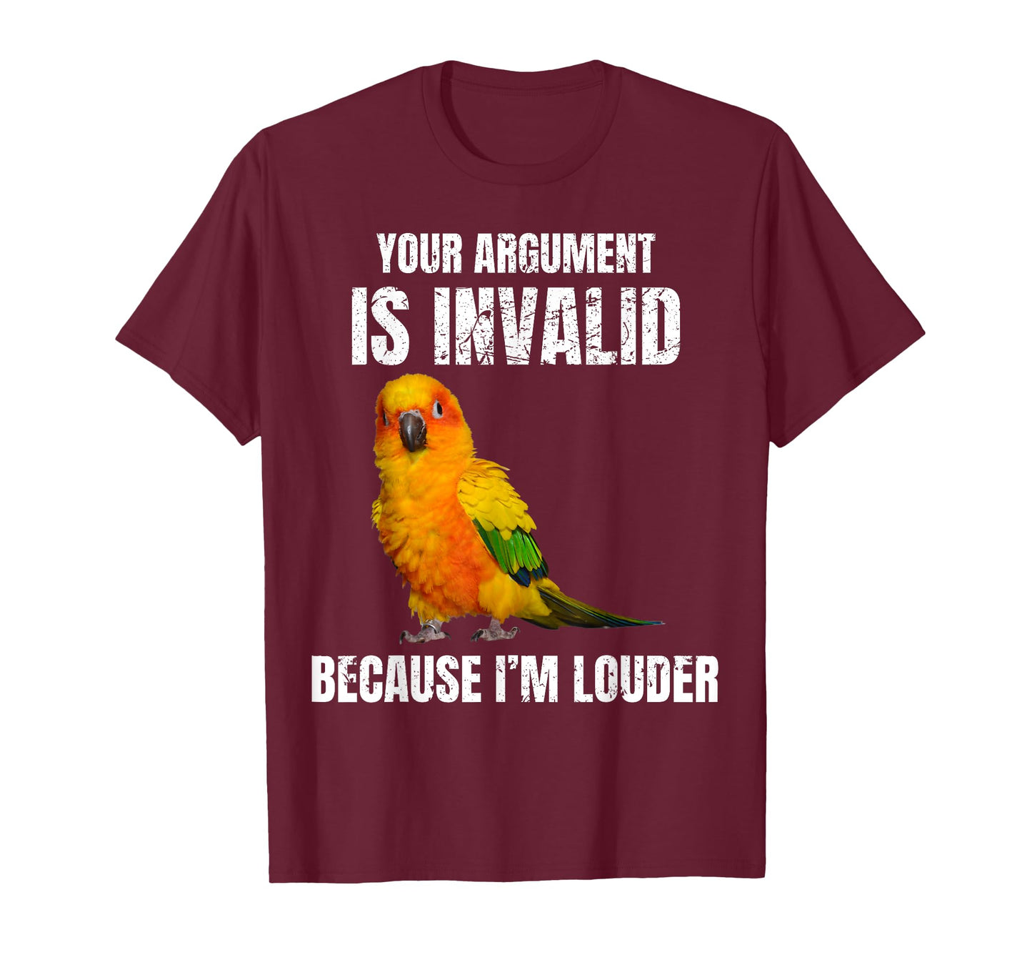 I'm Louder Sun Conure Parrot Bird funny conure lover T-Shirt