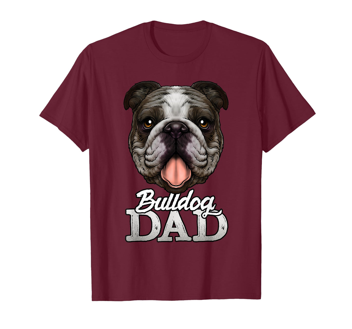 Dog Papa Shirt Bulldog Dad Gifts English Bulldog Gifts T-Shirt