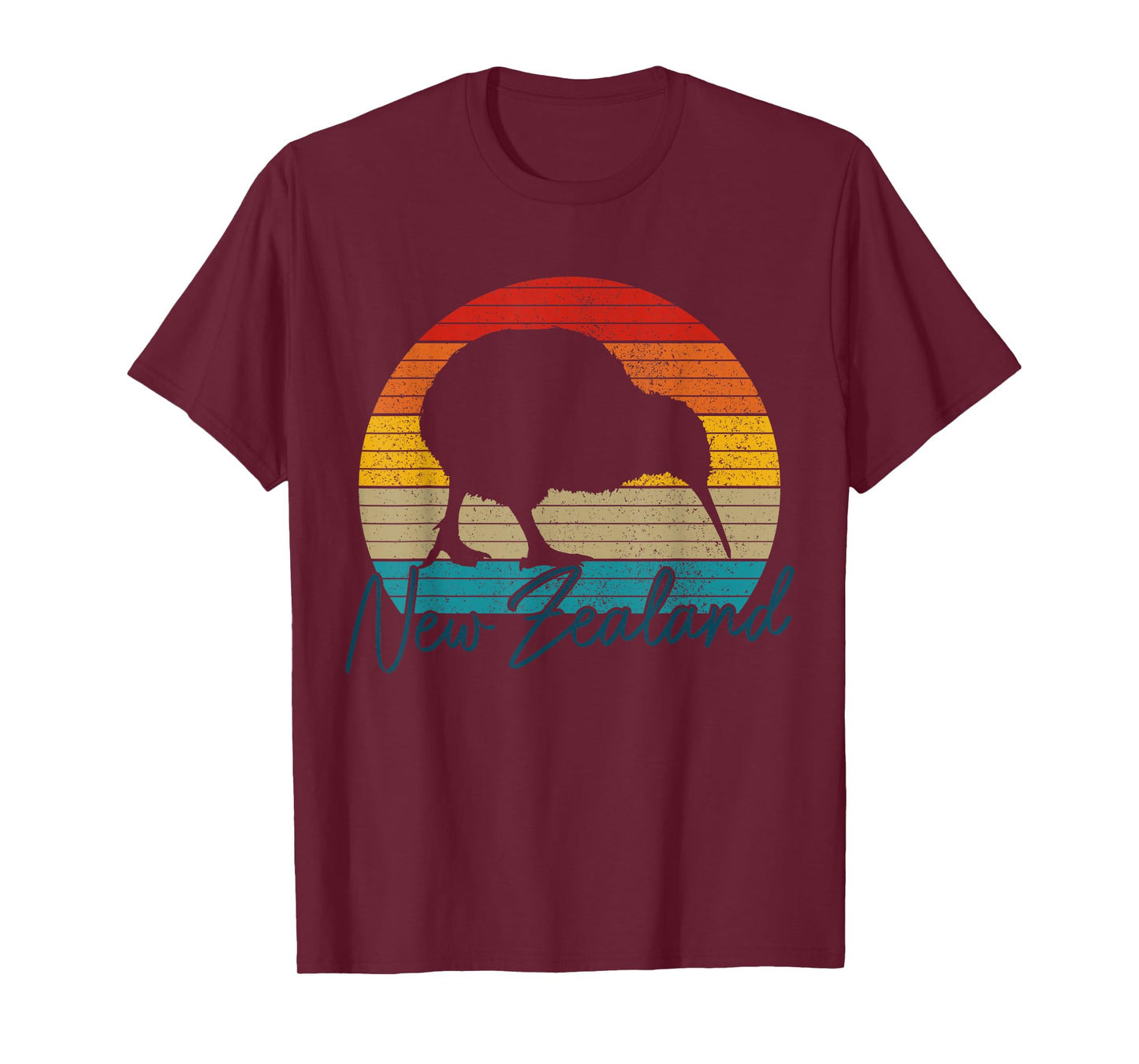 New Zealand Vintage Retro Kiwi Bird T-Shirt