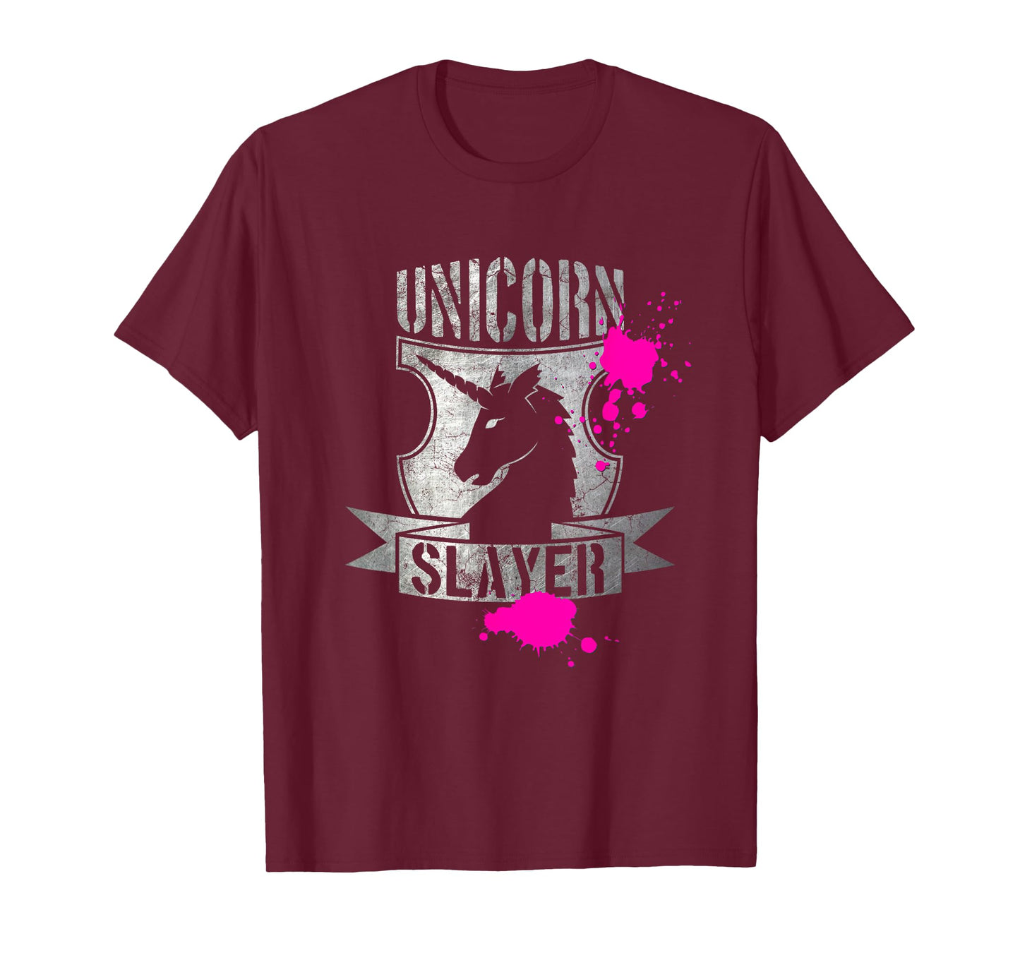 Funny Unicorn Slayer Rainbow T-Shirt