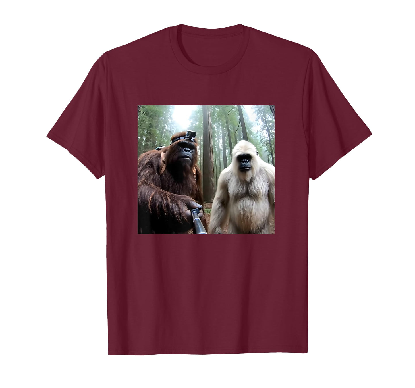 Bigfoot & Yeti Funny Sasquatch Bigfoot Vlogs for Hikers T-Shirt