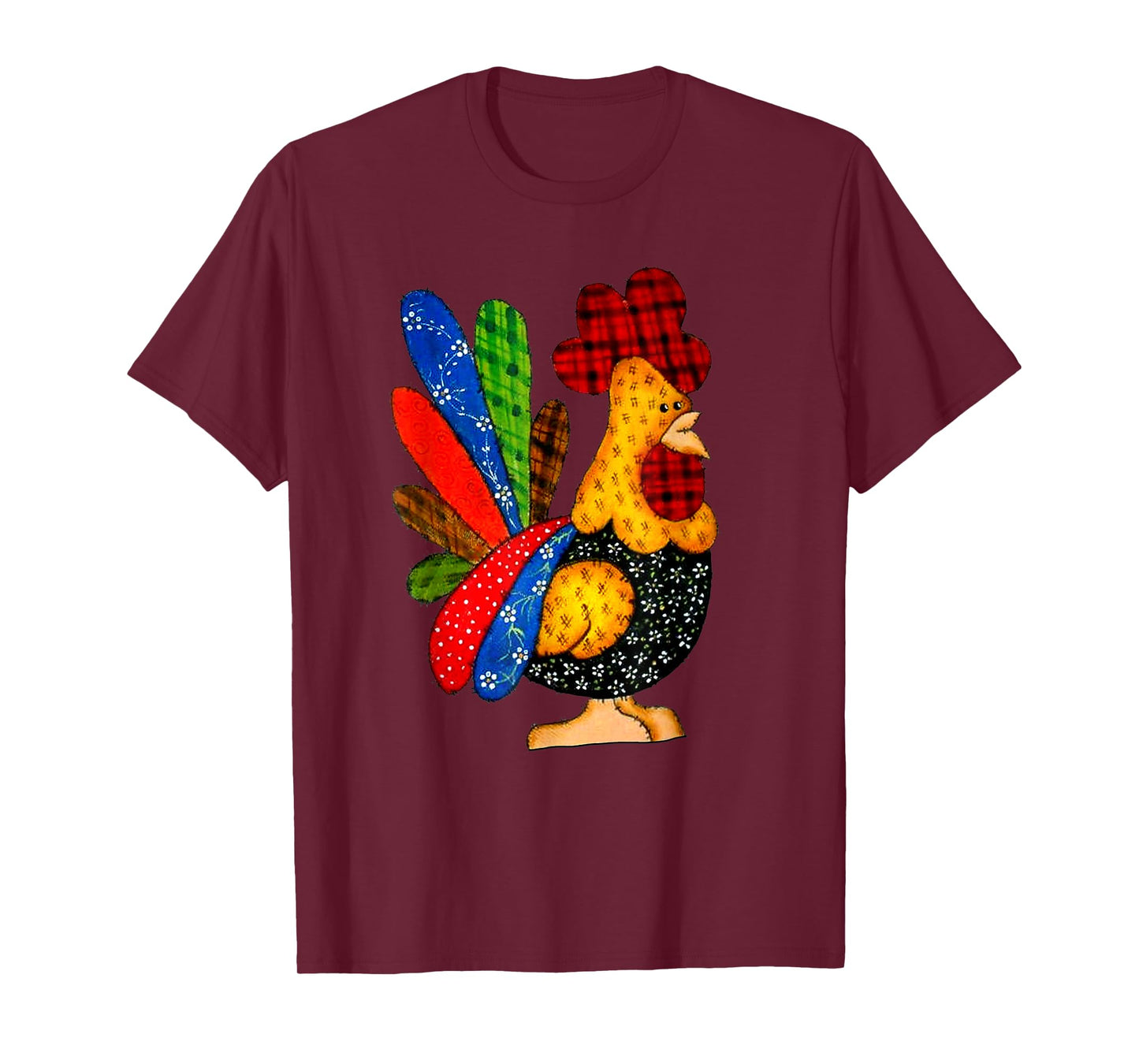 Quilting Chicken Funny Sewing Machine T-Shirt