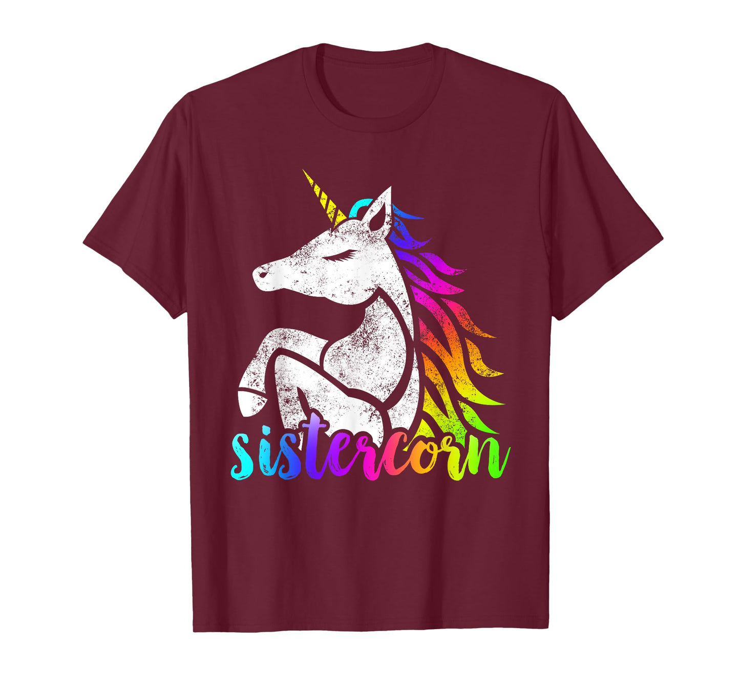 Sistercorn Unicorn Big Sister Girl Teen Women Christmas Gift T-Shirt