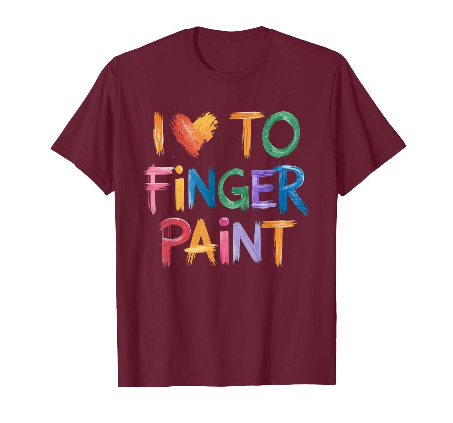 I Love To Finger Paint I'm Paint Couple Valentine T-Shirt