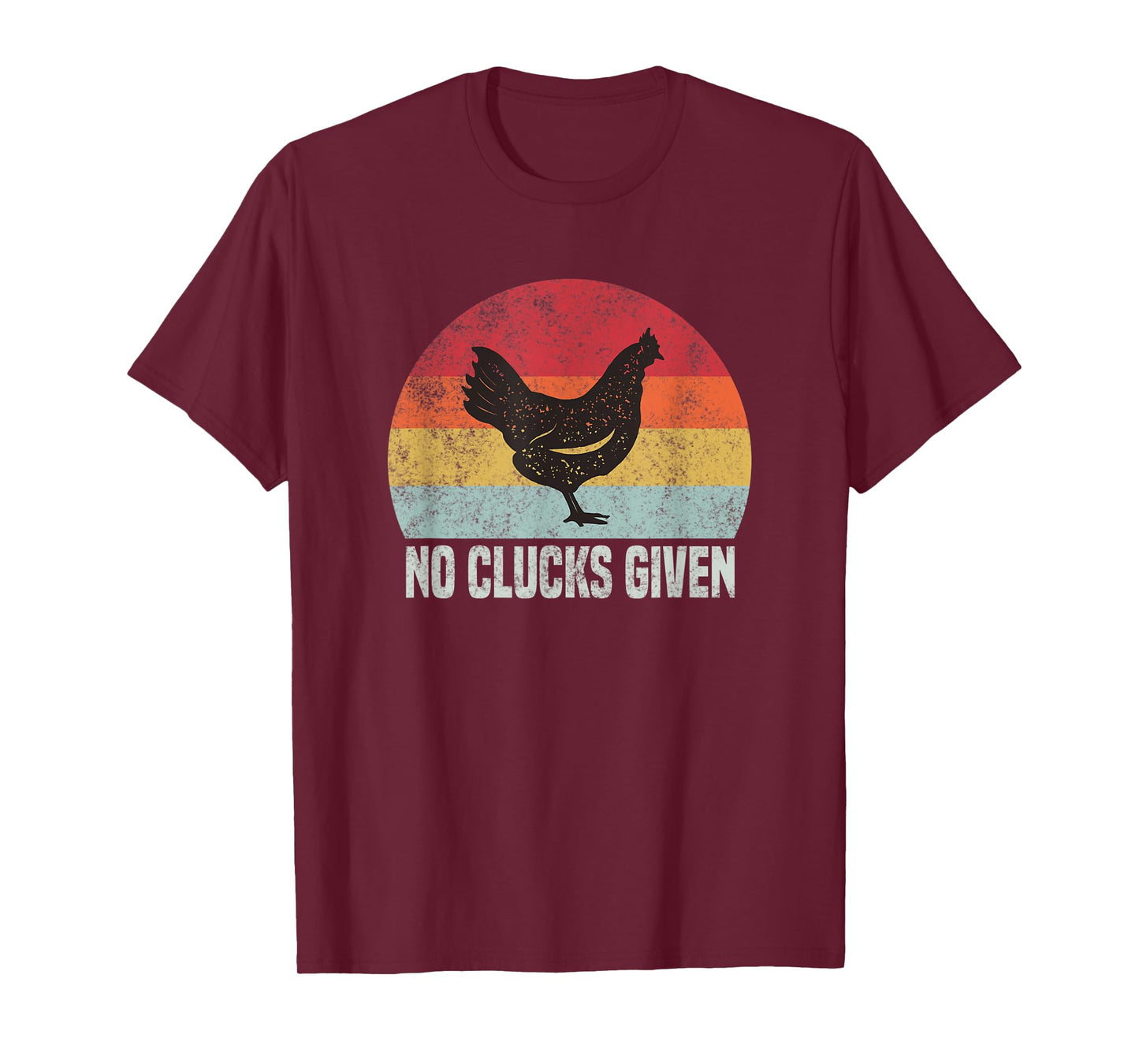Retro No Clucks Given Funny Chicken Gift T-Shirt