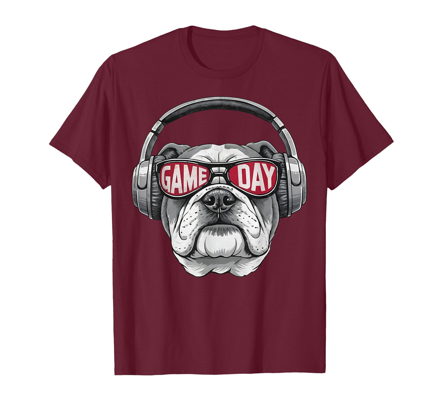Retro Cool Bulldog Name Game Day Gift for Men Women Kid T-Shirt