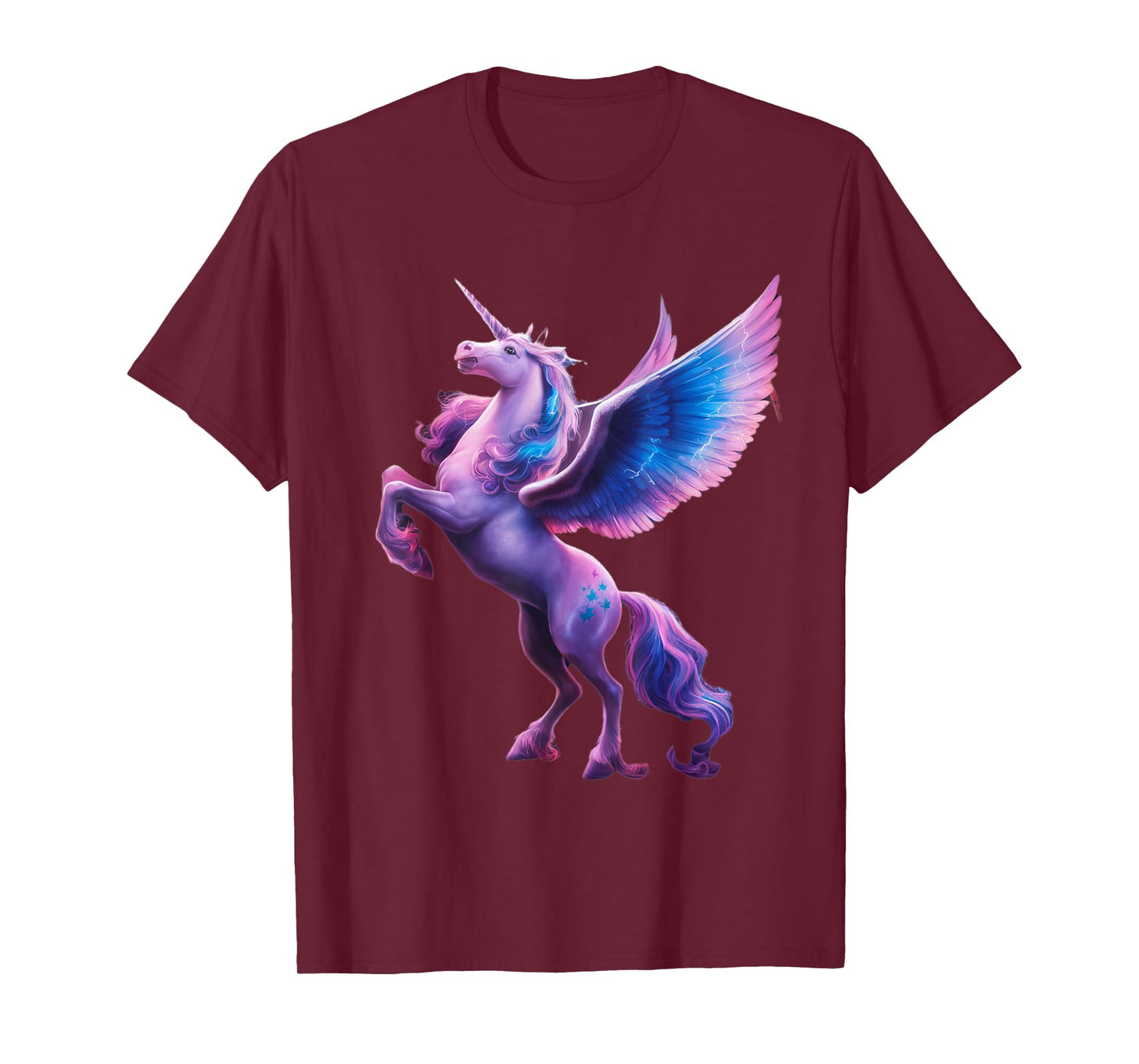 Unicorn Magical Mystical Purple Unicorn Pegasus T-Shirt