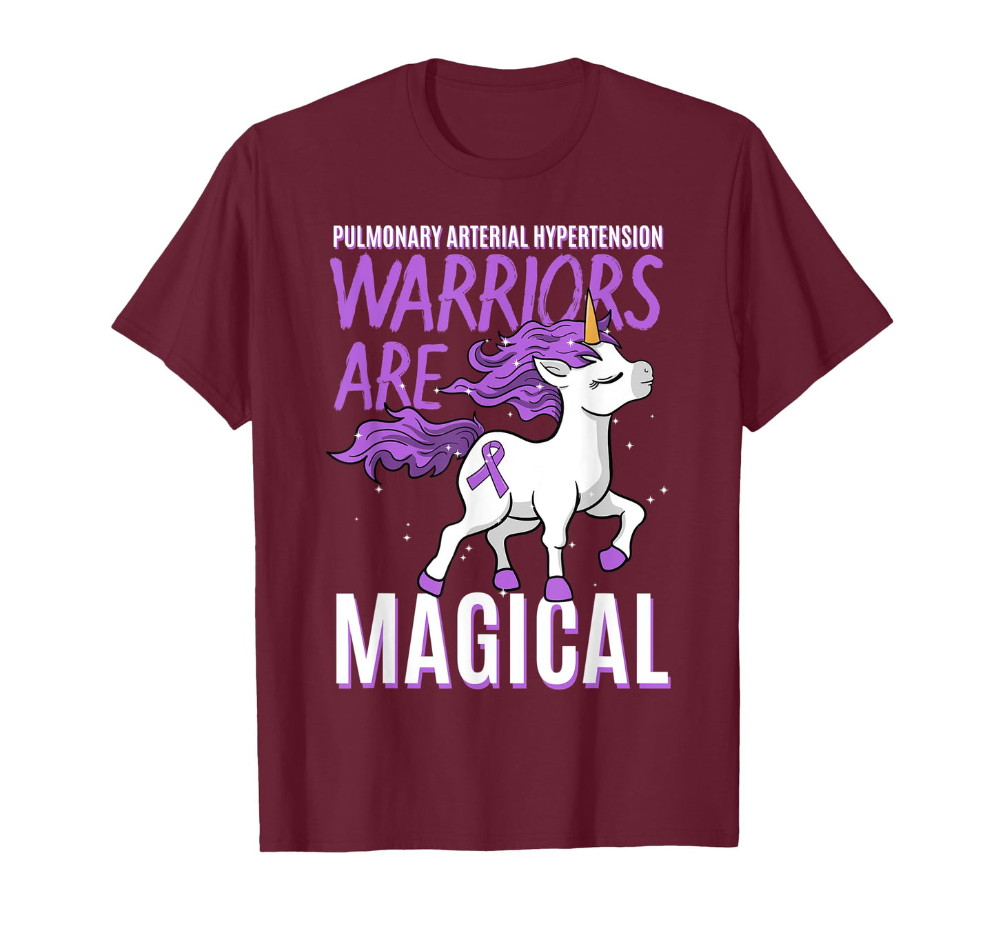 Pulmonary Arterial Hypertension Awareness Unicorn Lover Gift T-Shirt