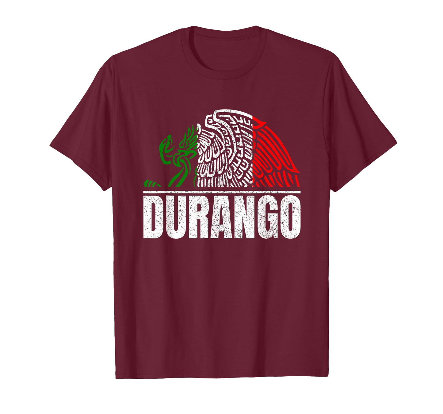 Durango Mexico Bandera Mexicana Y Aguila T-Shirt