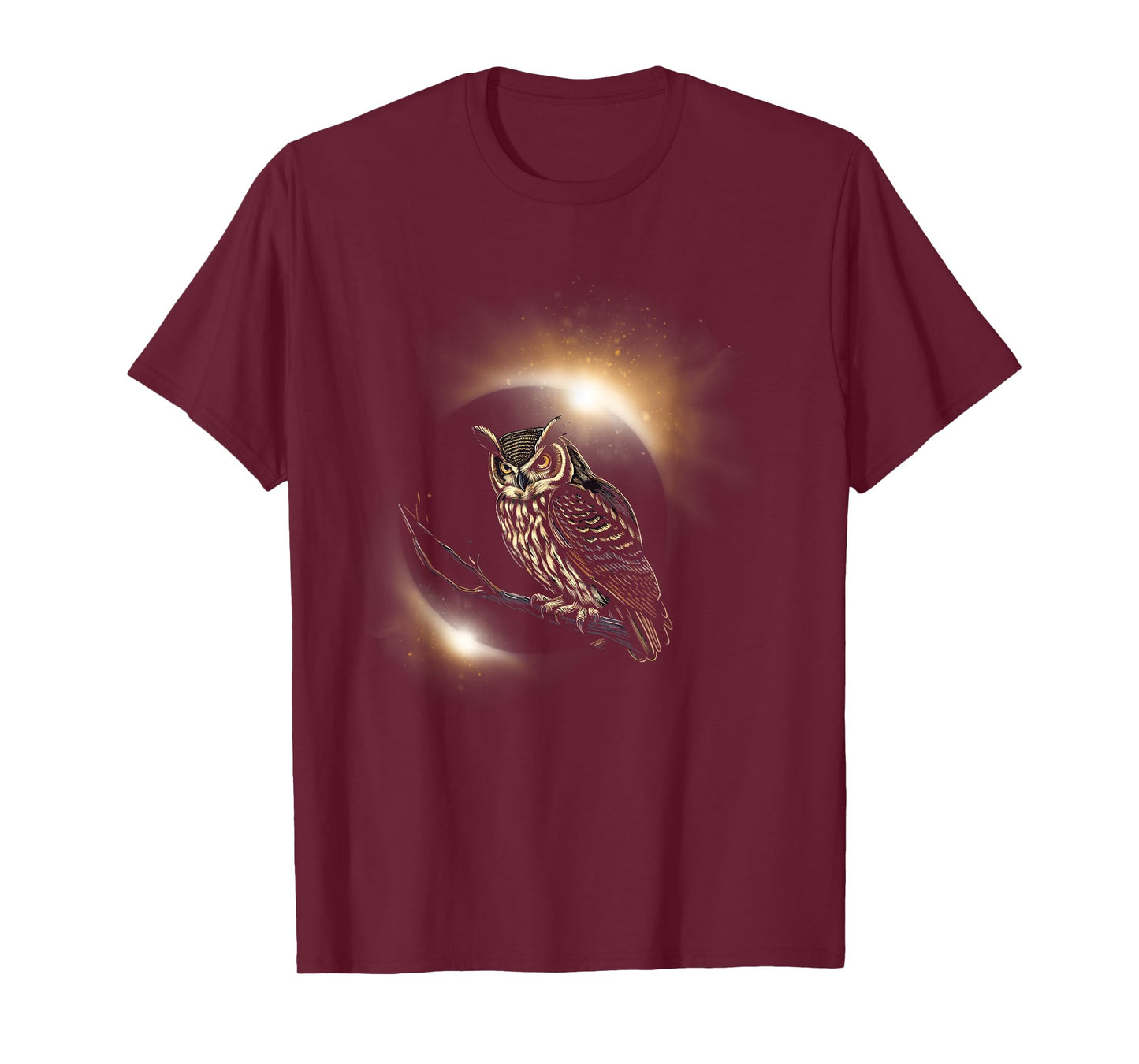 America Totality Total Solar Eclipse 2024 Moon Owl T-Shirt