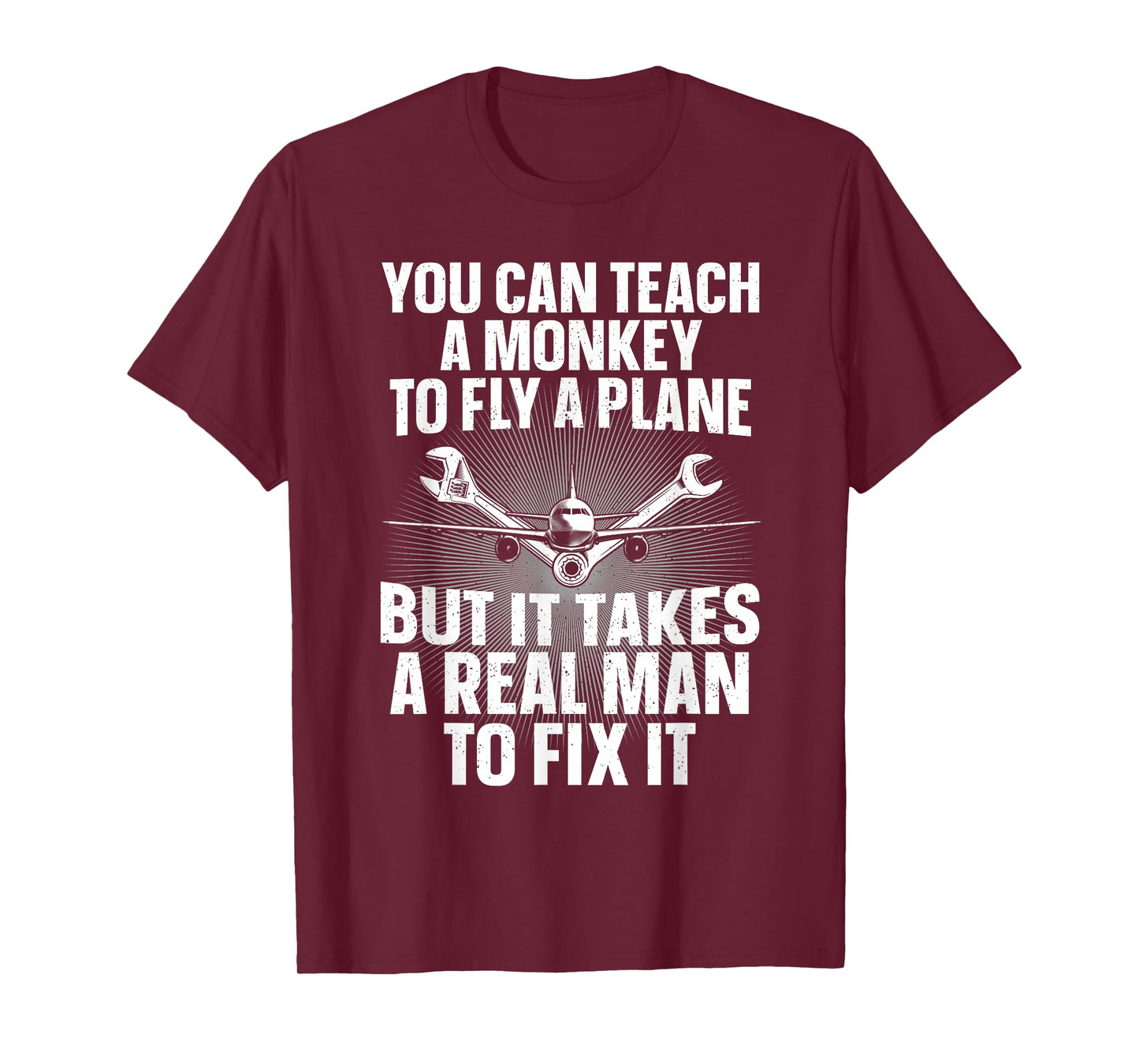 Funny Aircraft Mechanic Art For Men Boys Aircraft Technician T-Shirt