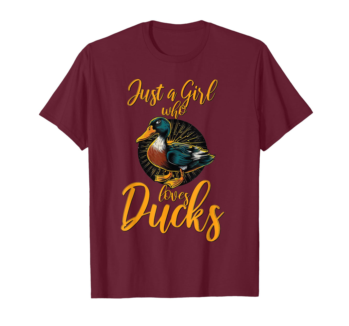 Just A Girl Who Loves Ducks - Duck T-Shirt