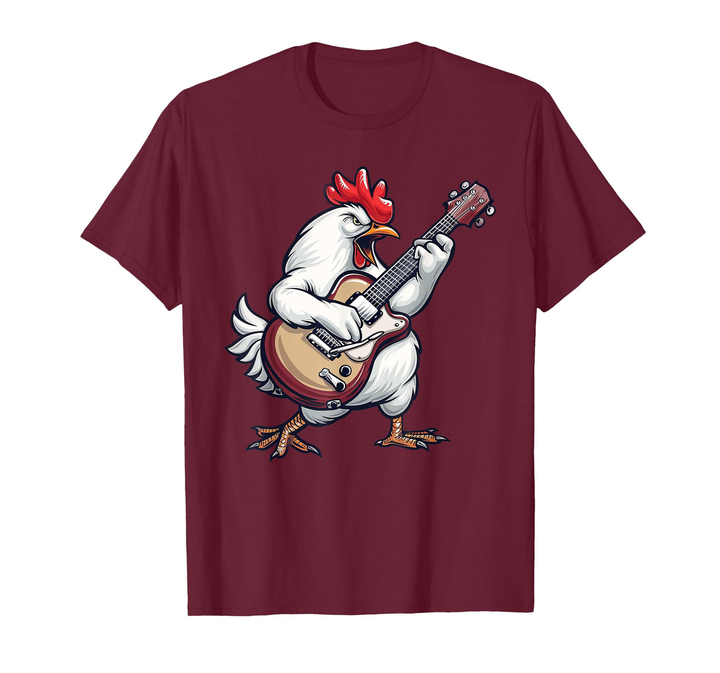 Serama Chicken Playing The Guitar T-Shirt