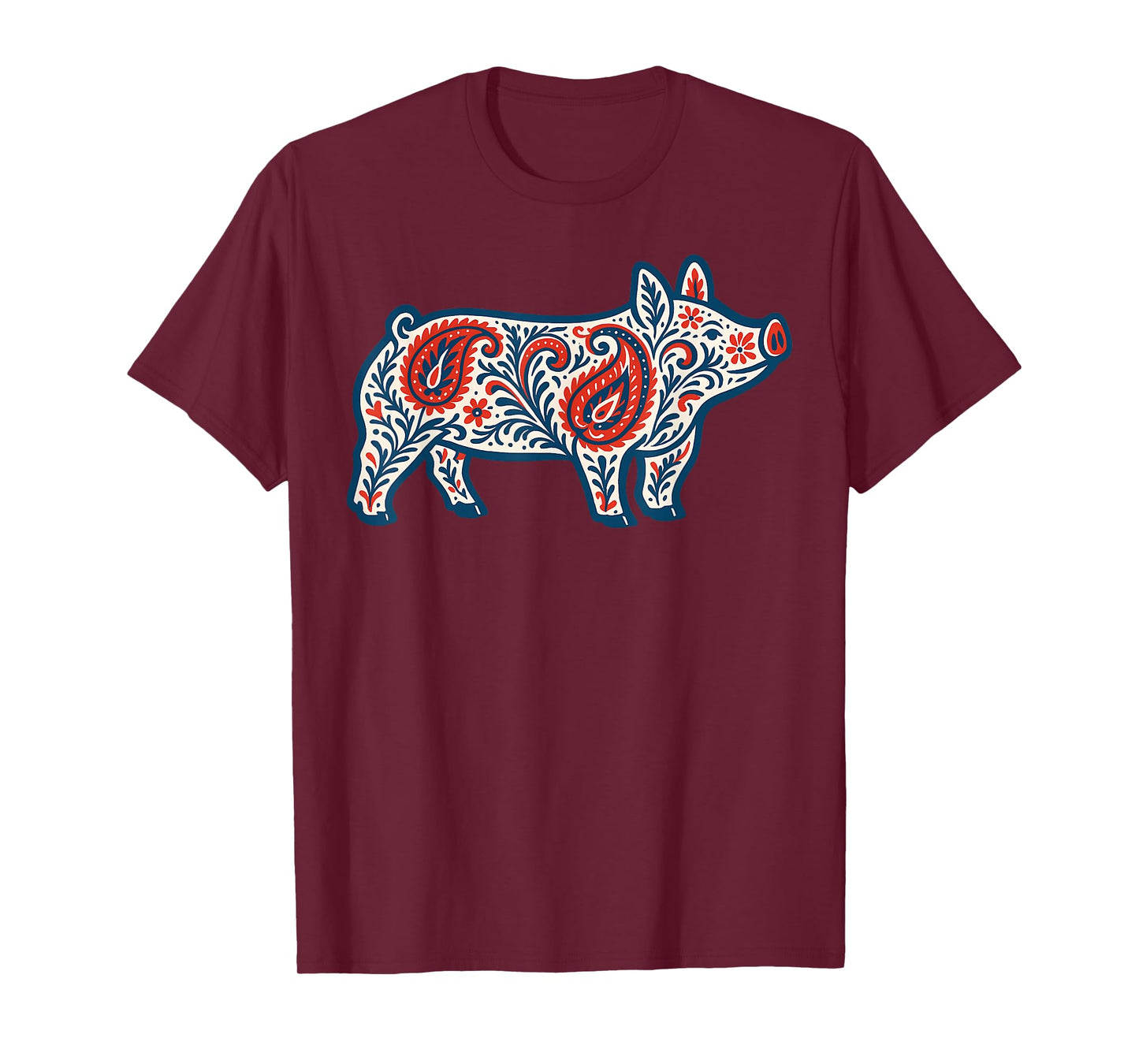 Aztec Show Pig Livestock Pig Breeder Stock Show Mom Pig T-Shirt
