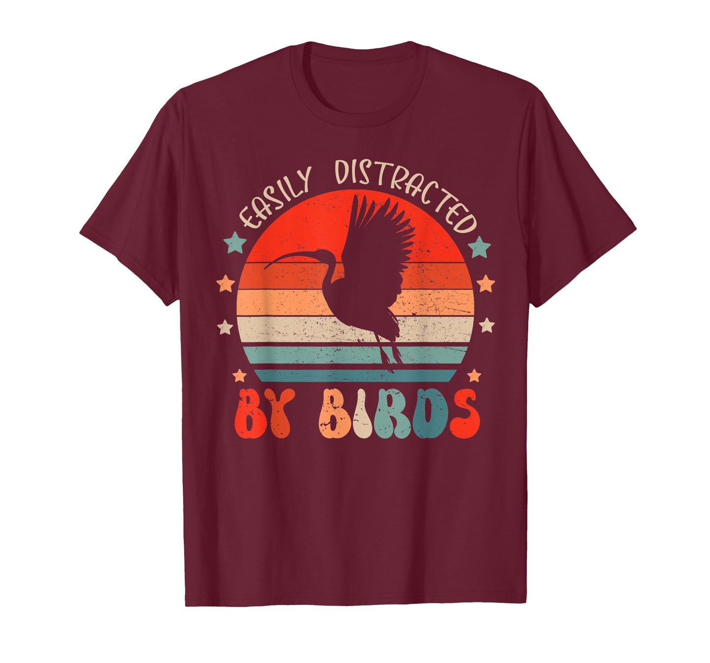 Ibis Lover Shirt Easily Distracted By Birds For Youth & Kids T-Shirt