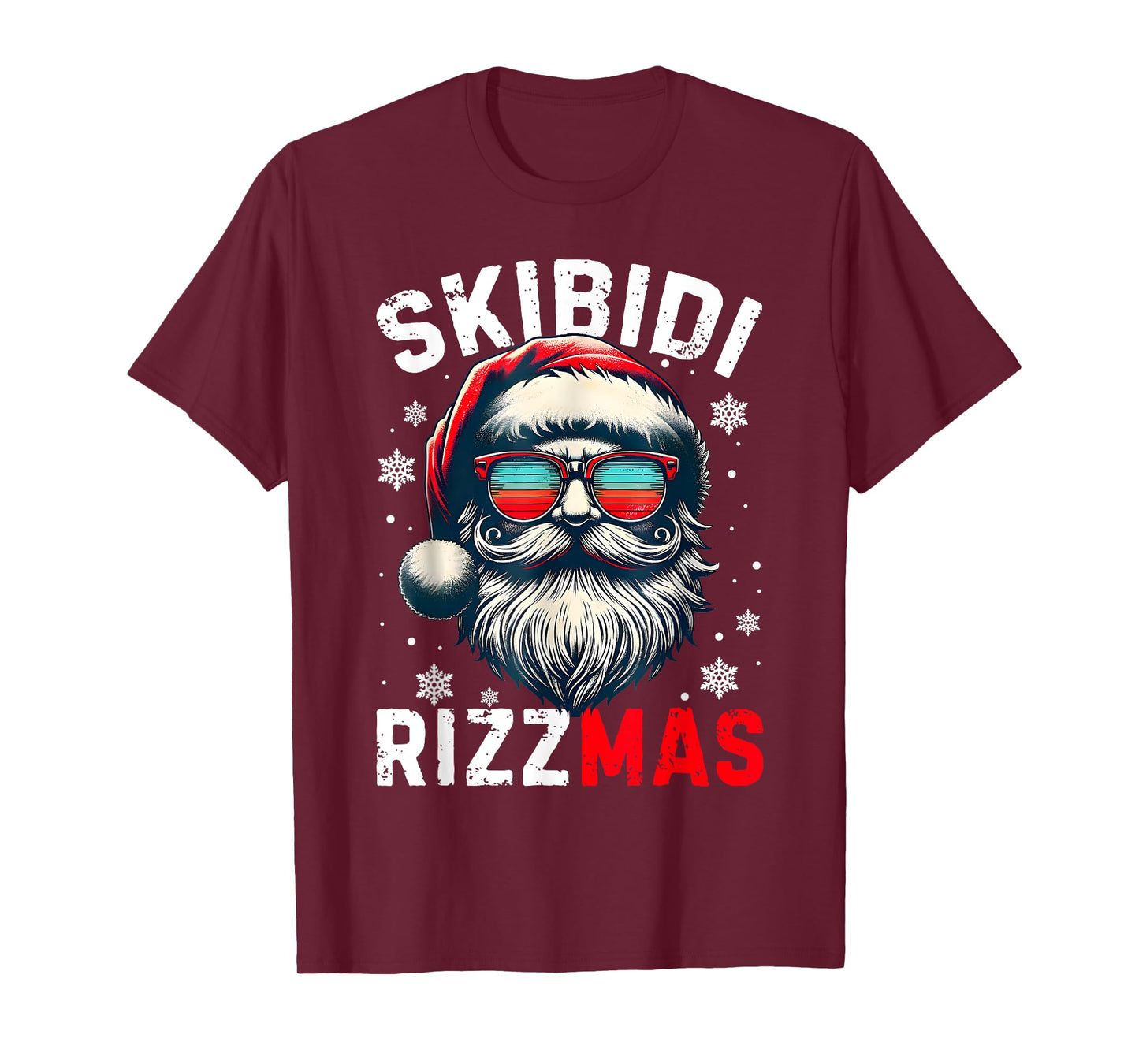 Merry Rizzmas Rizz Christmas Santa Claus Xmas Costume Funny T-Shirt