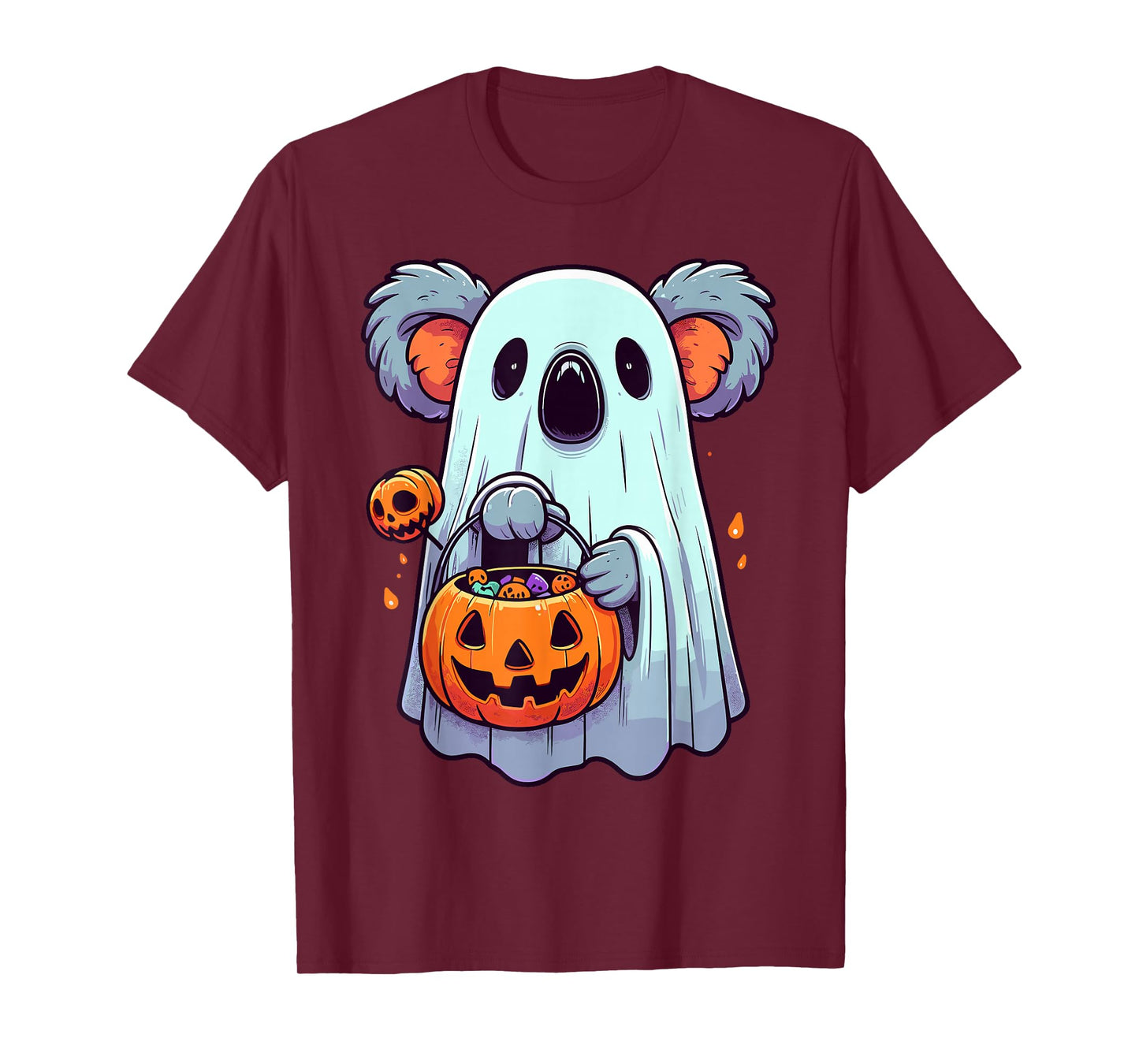 Halloween Koala Costume Ghost Animal Boo Spooky T-Shirt