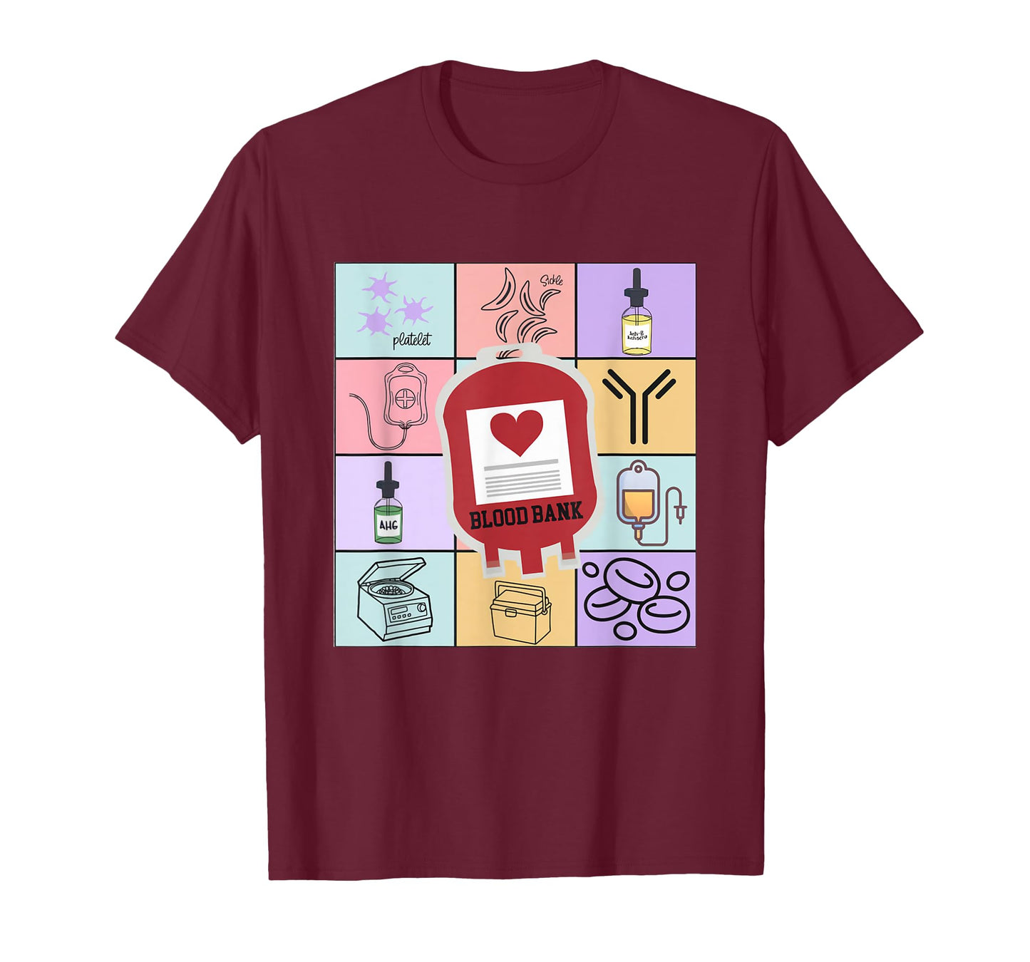 Blood Bank Tech Laboratory Blood Transfusion Blood Banker T-Shirt