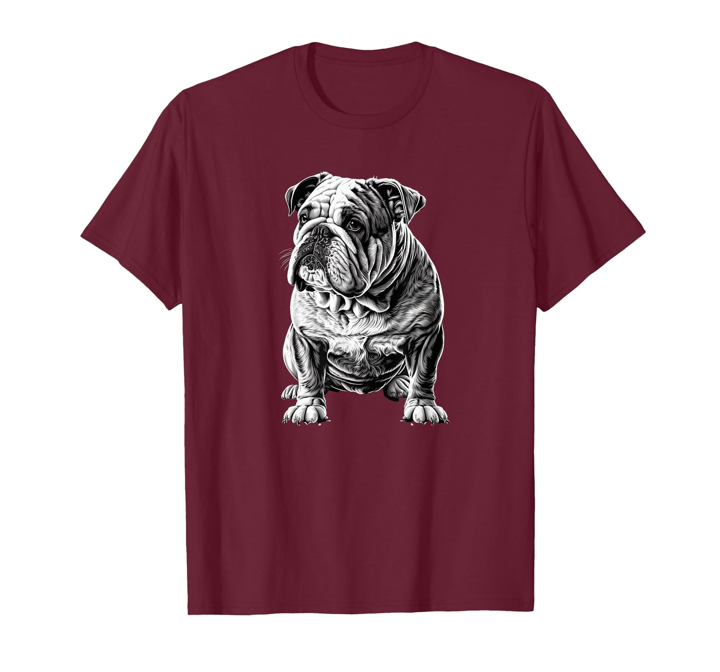 Funny Bulldog Dog T-Shirt for Men Women Girls Kids