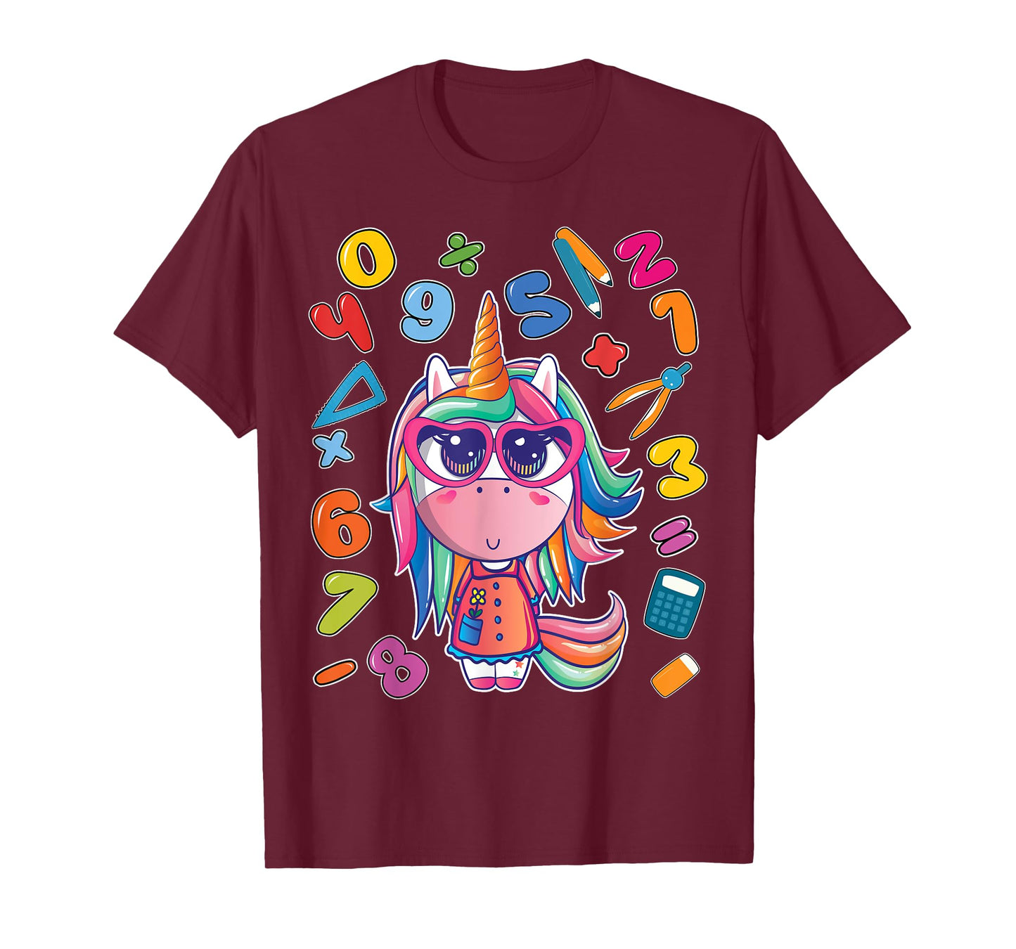 Number day t shirt for kids maths number day shirt kids gift T-Shirt