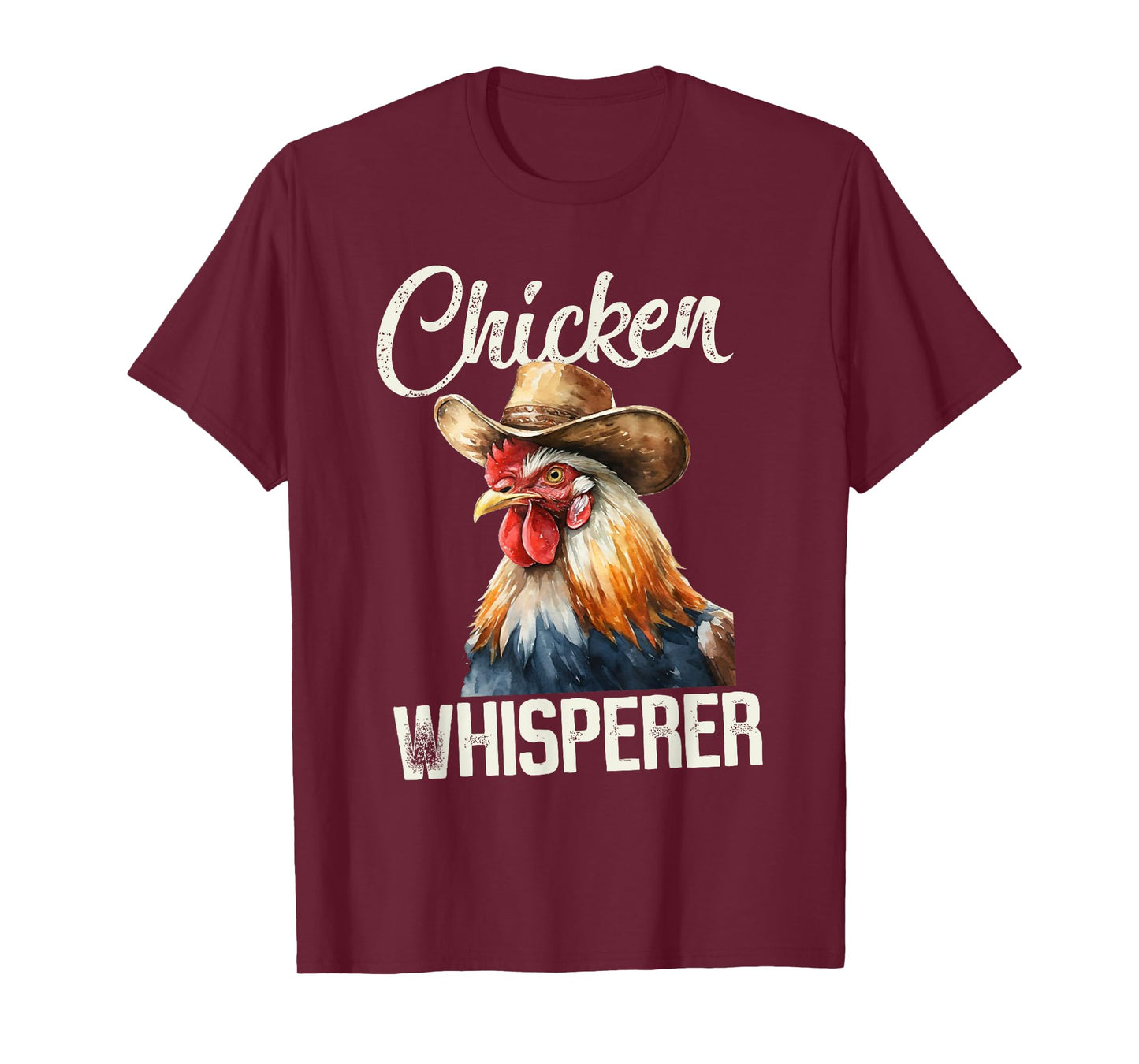The Chicken Whisperer Rooster Farmer Chicken T-Shirt