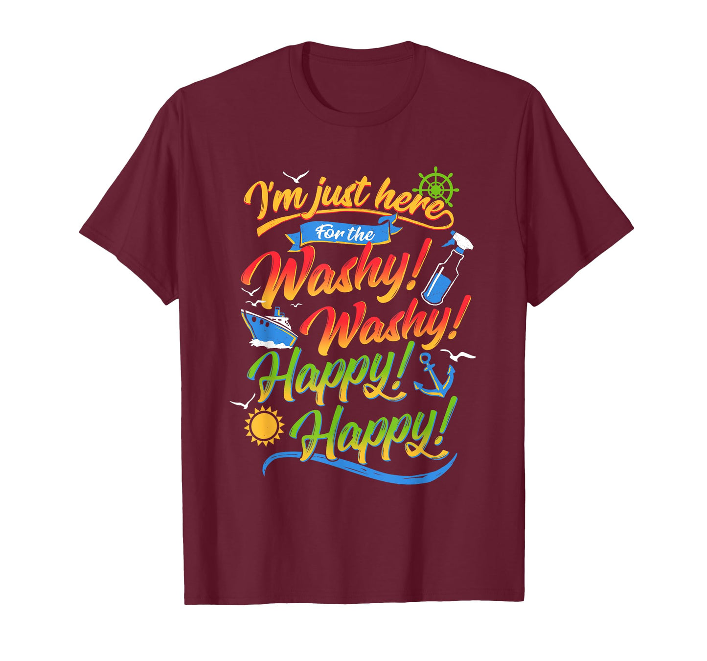 Washy Funny Family Cruise Ship Vacation Cruising 2020 Trip T-Shirt