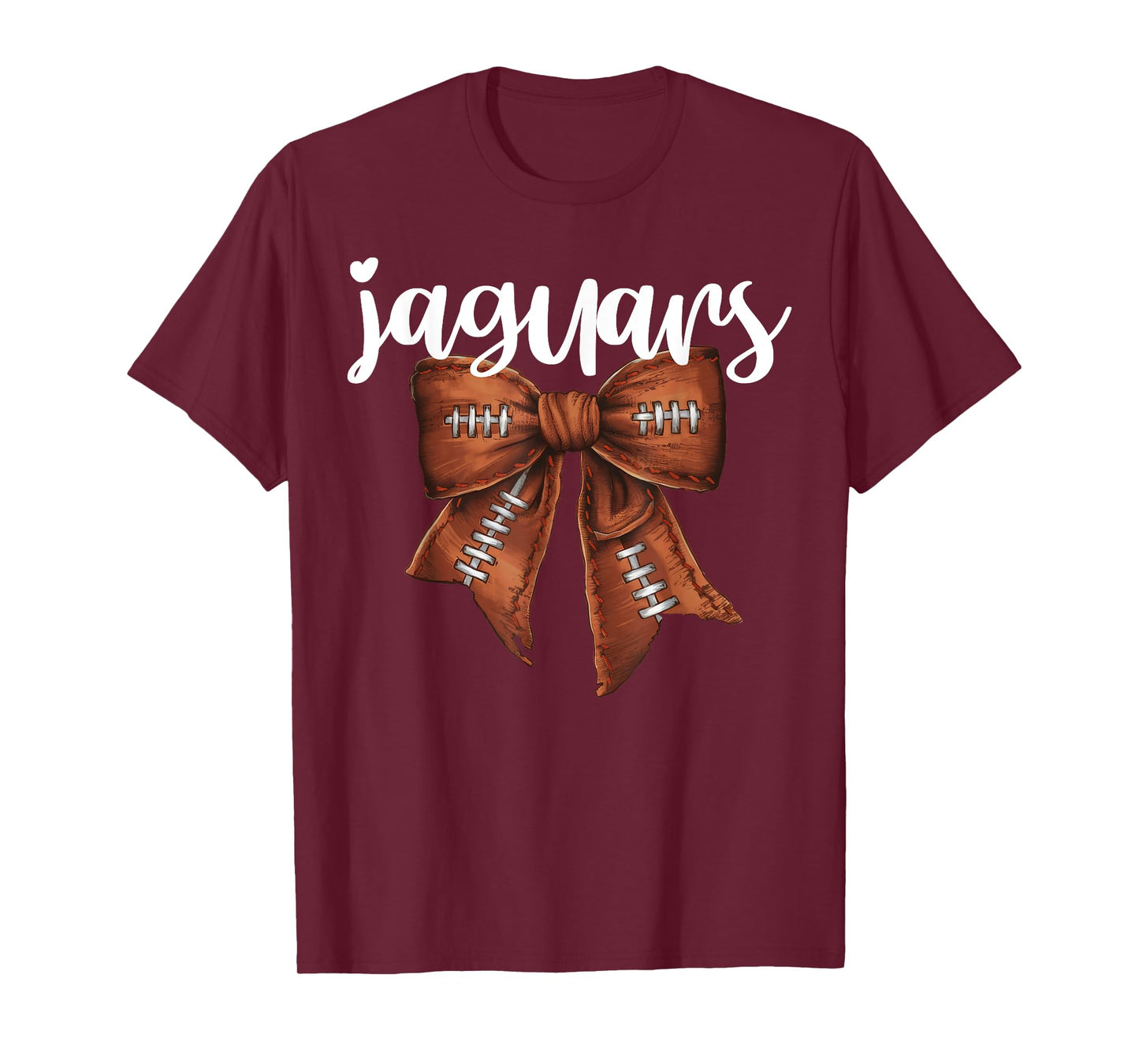 Jaguars Football Bow School Spirit Team Mascot Game Night T-Shirt