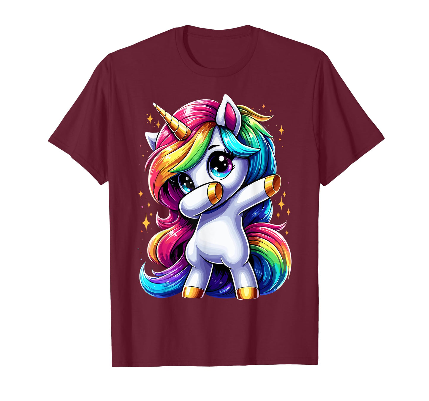 Dabbing Unicorn Rainbow Cute Unicorn Dab T-Shirt