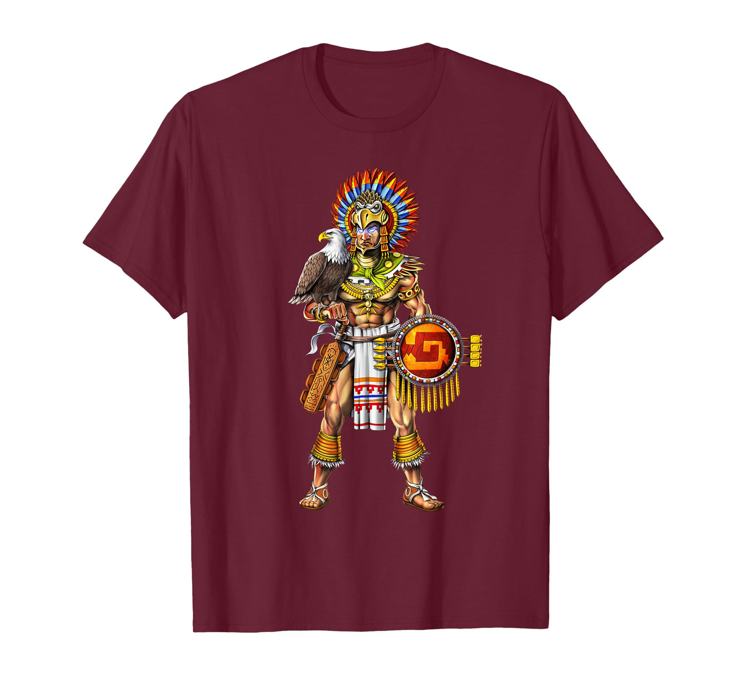 Aztec Eagle Warrior Ancient Mayan T-Shirt