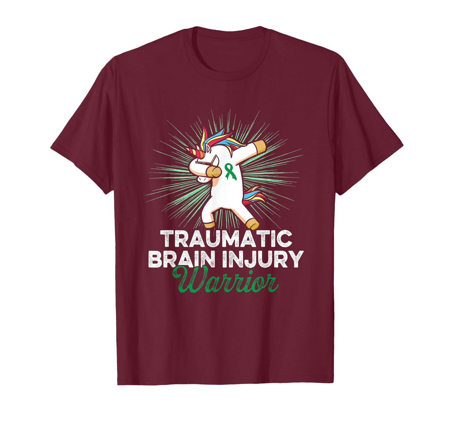 Traumatic Brain Injury Survivor Unicorn TBI Warrior T-Shirt