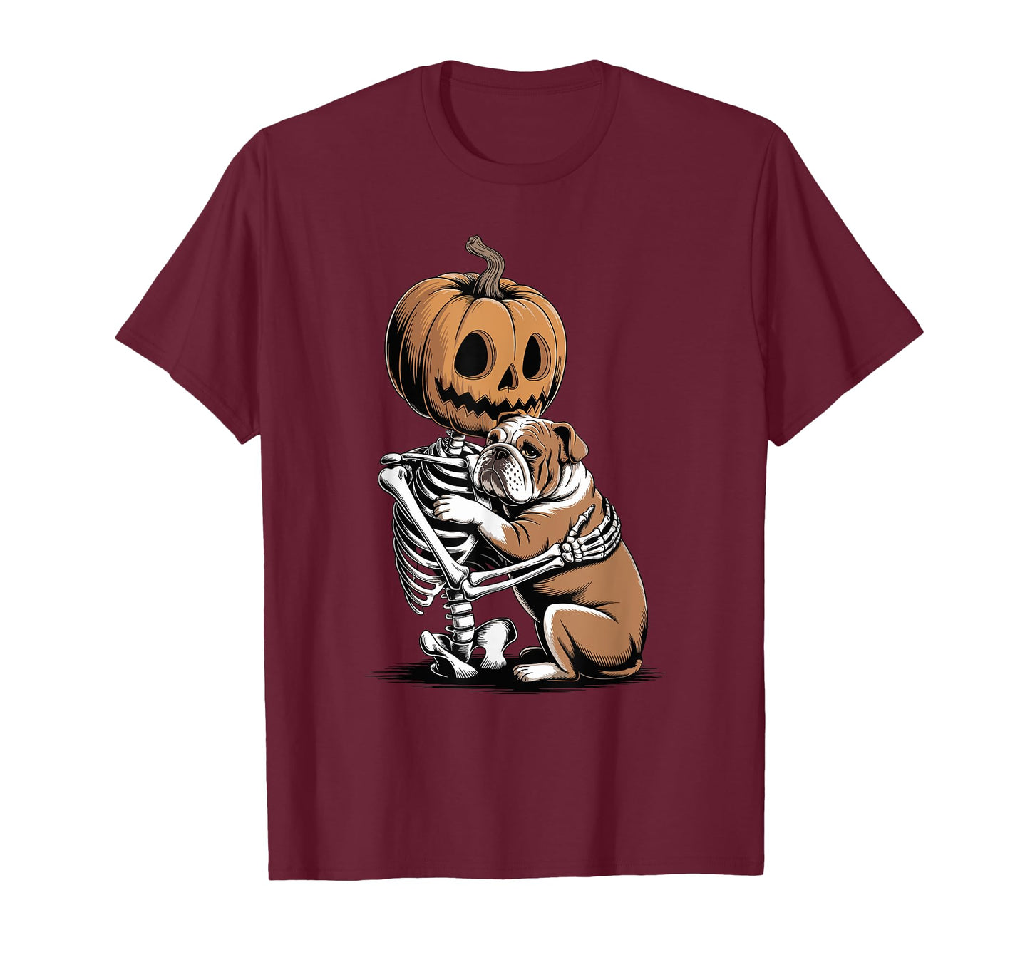 Halloween Skeleton English Bulldog Bulldogs T-Shirt