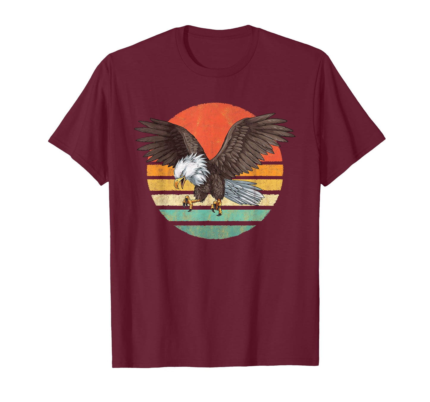Bald Eagle T-Shirt Men Women Retro Vintage Bald Eagle T-Shirt