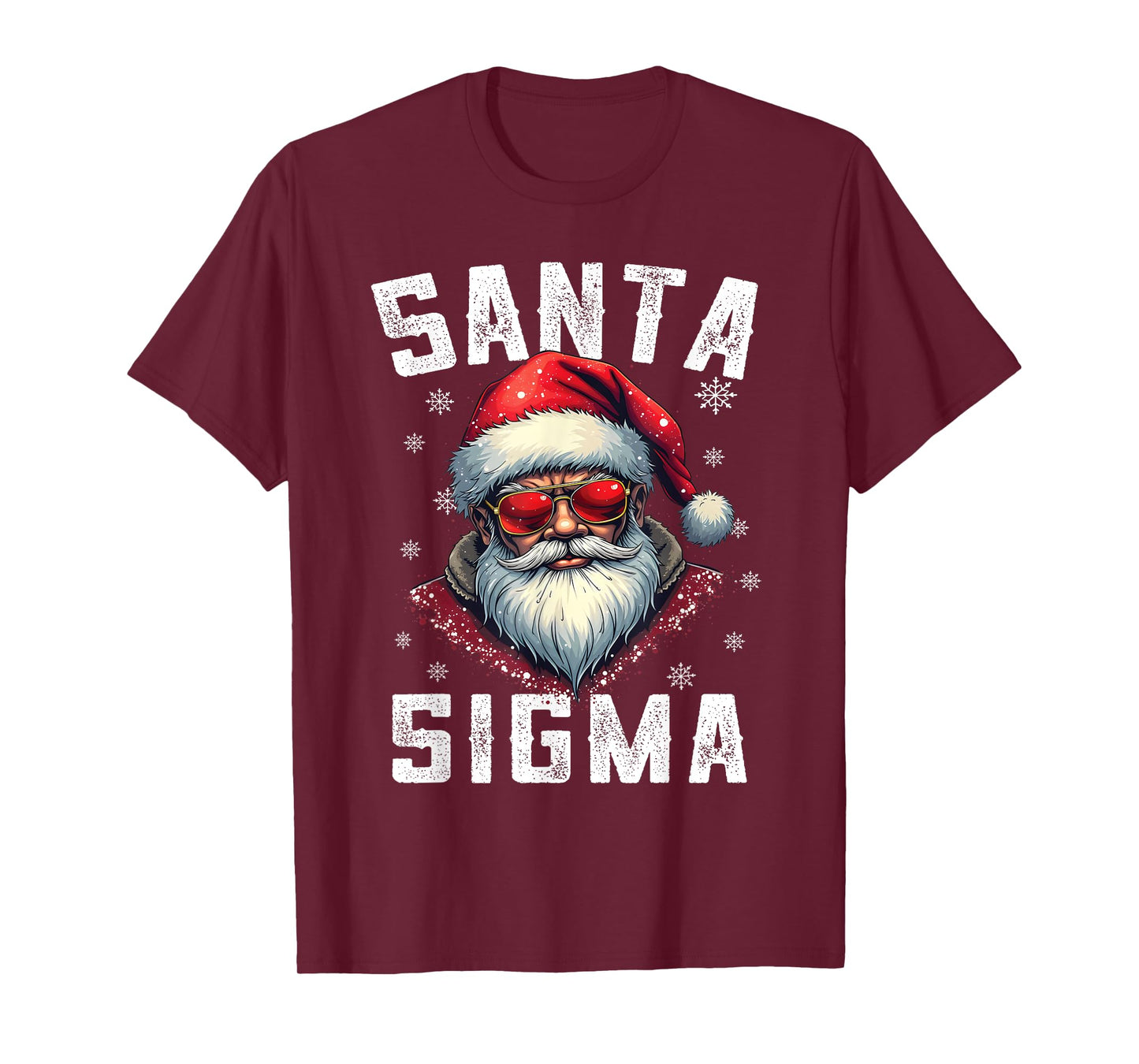 Santa Sigma Rizz Male The Rizzler Meme Funny Christmas T-Shirt