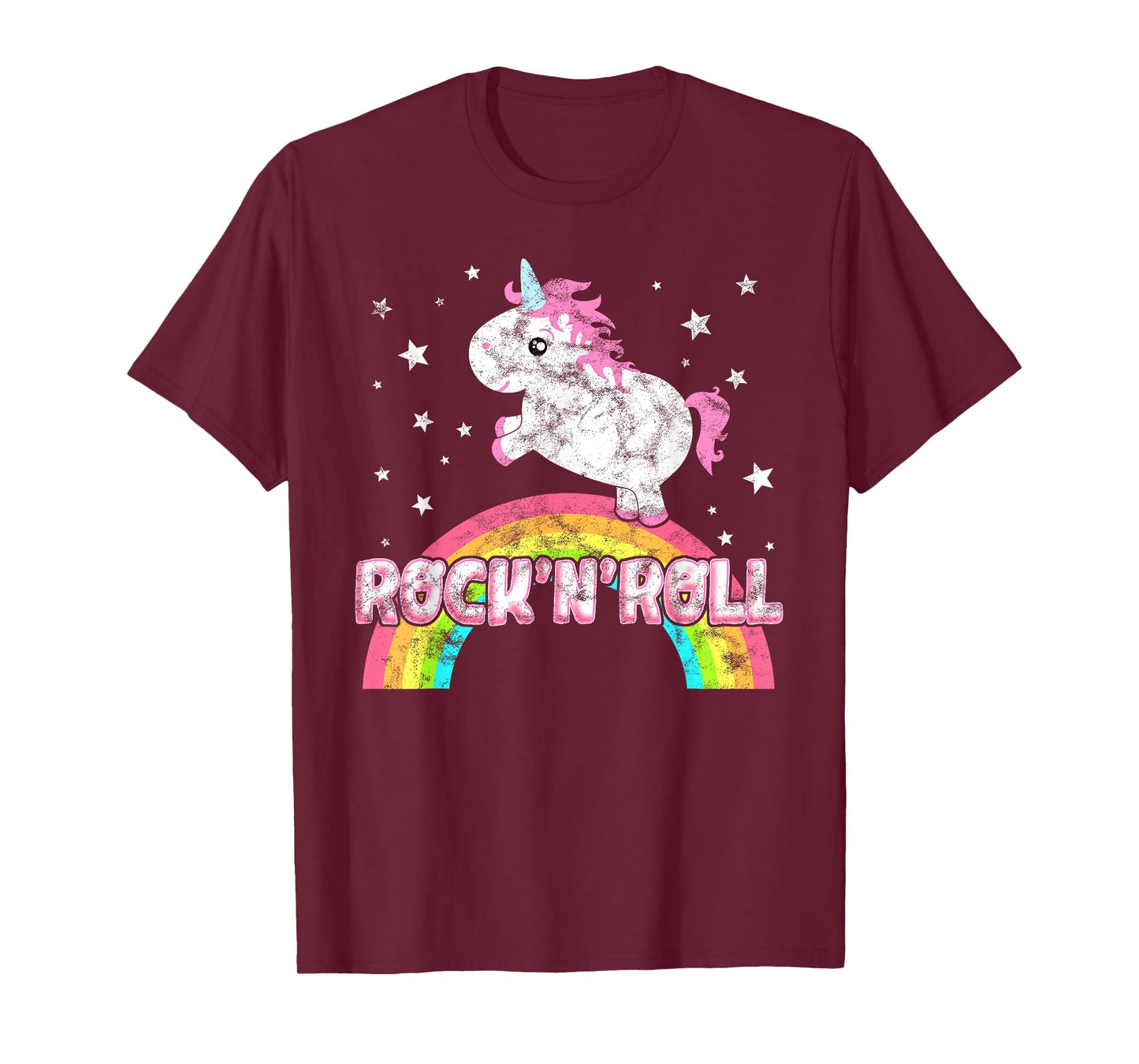 Funny Ironic Cool Unicorn Rock'n'Roll Music Festival T-Shirt T-Shirt