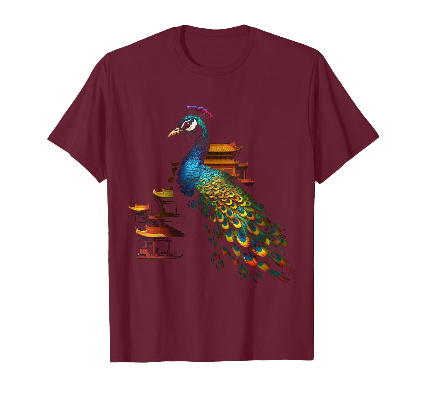 Peacock Architecture Art - Animal Bird Peacock T-Shirt