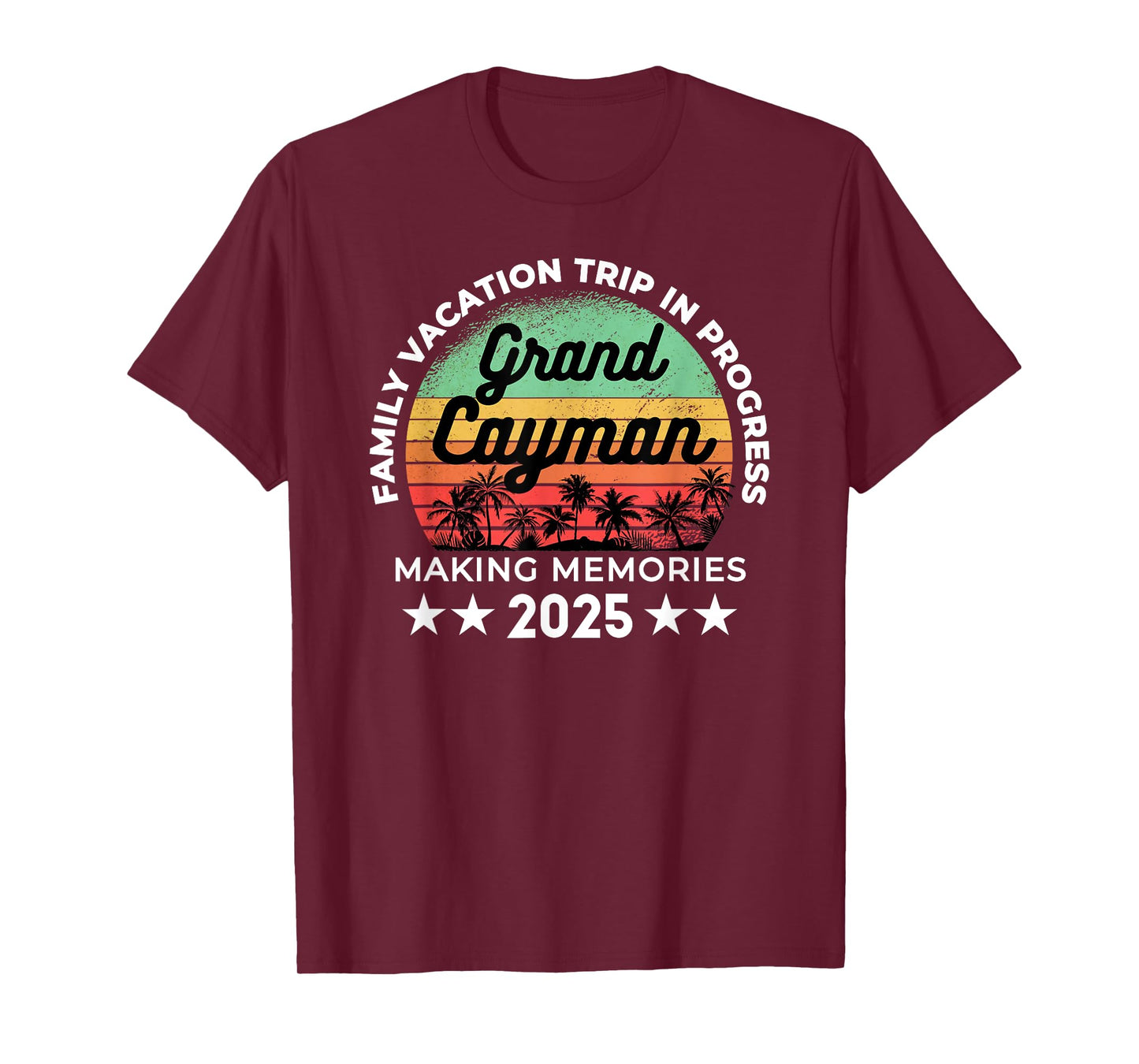 2025 Family Vacation Grand Cayman Trip in Progress Traveler T-Shirt