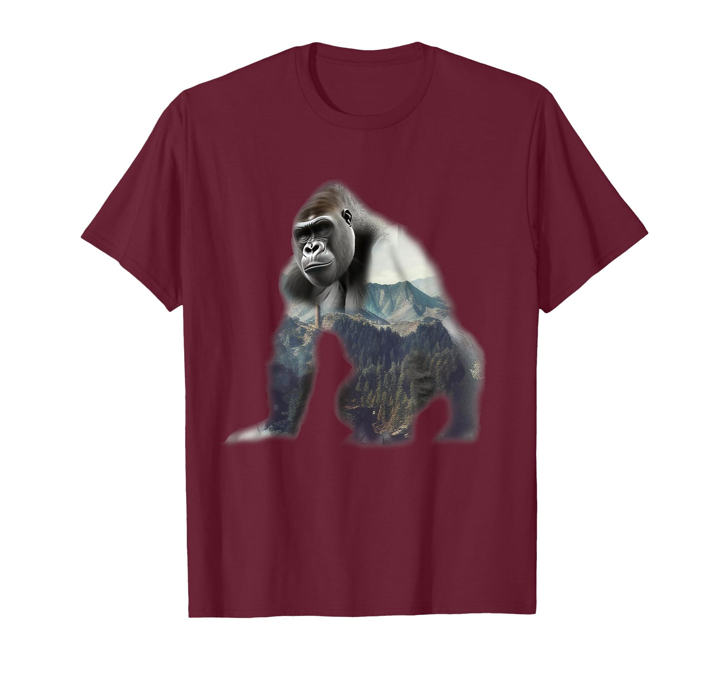 Gorilla Ape Silverback Primate Nature Jungle T-Shirt