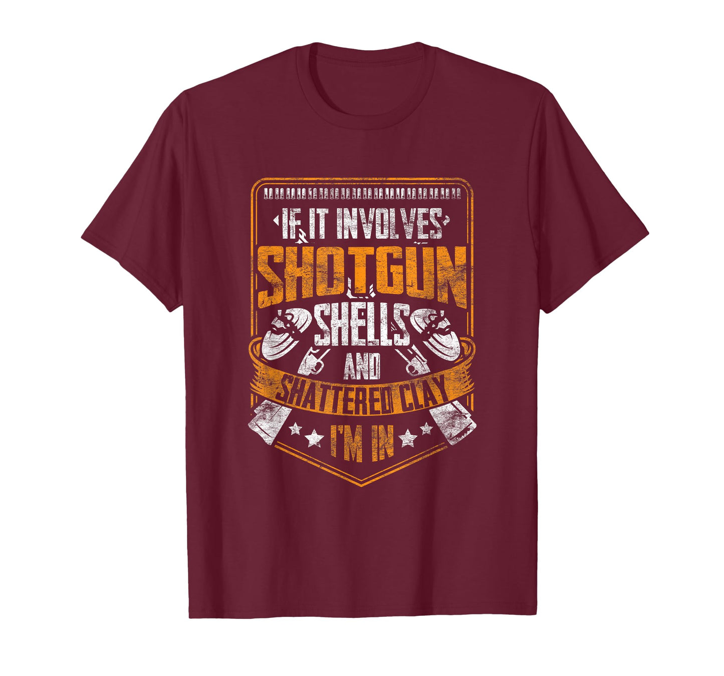 Shotgun Shells and Shattered Clay Funny Trap Skeet Shooting T-Shirt