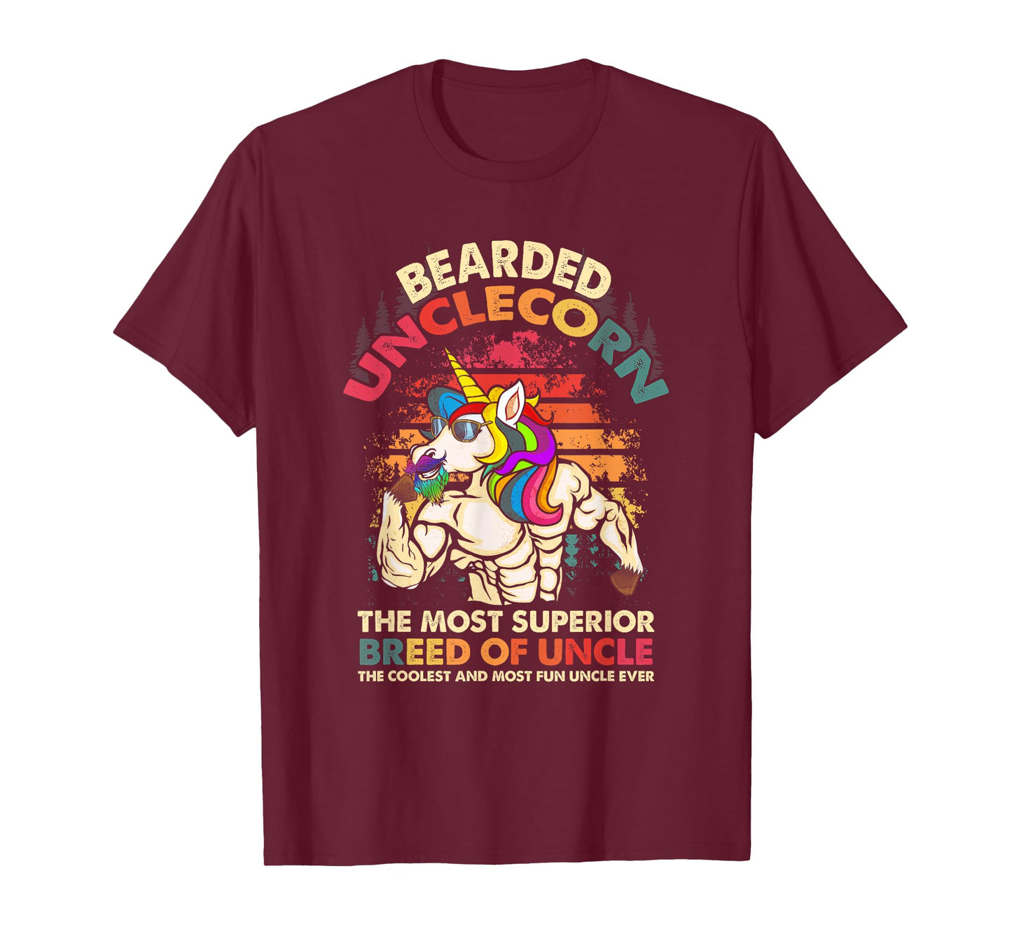 Bearded Unclecorn The Most Superior Breed Of Uncle Unicorn T-Shirt