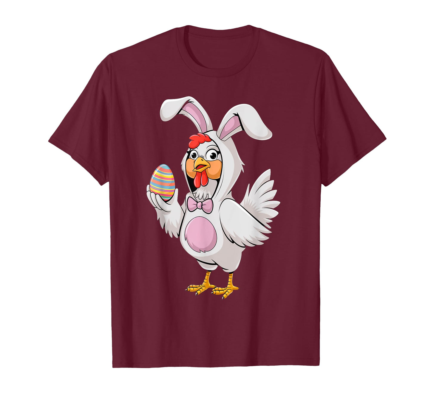 Funny Happy Easter Chicken Bunny Fun Eggs Farm Easter 2025 T-Shirt